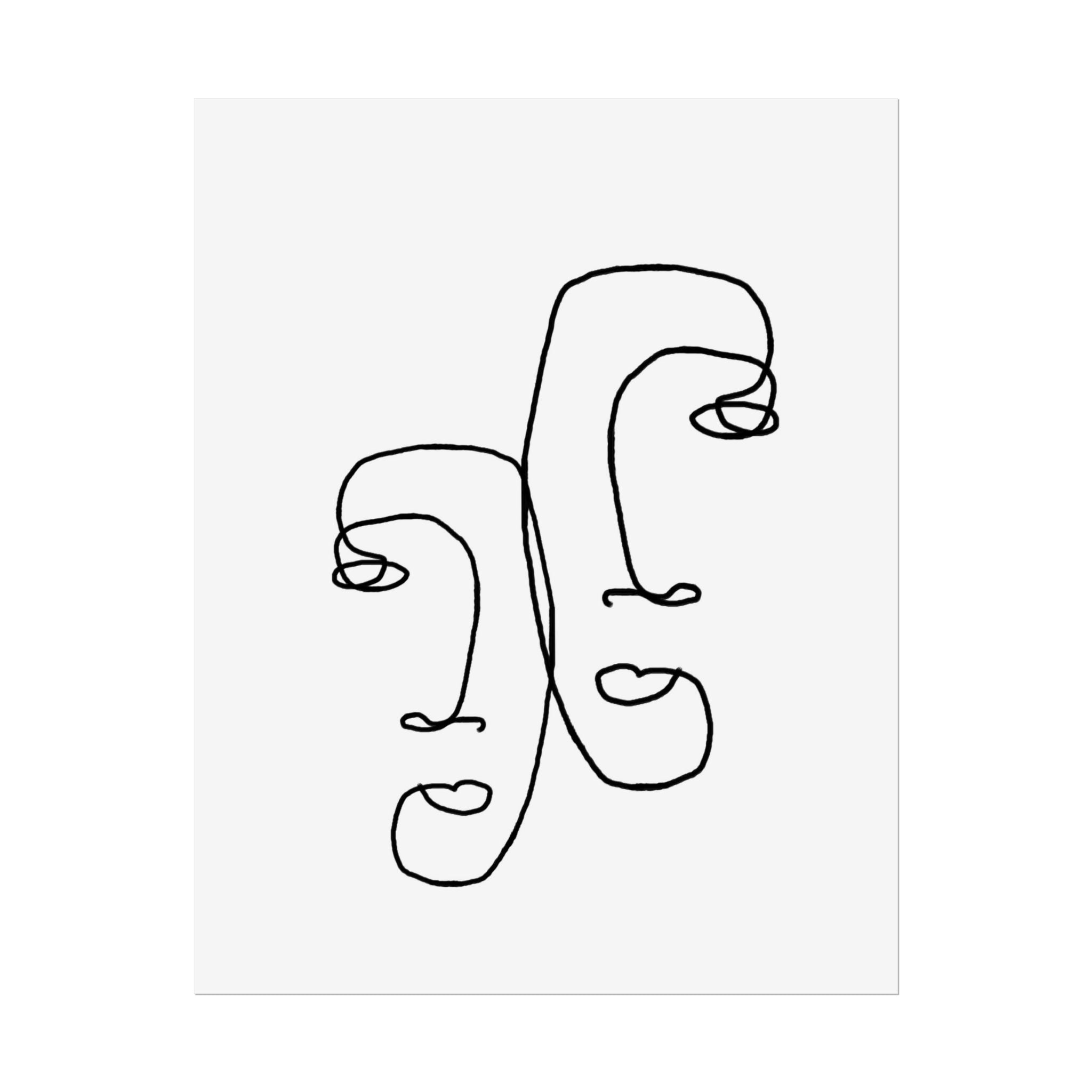 Silent Dual Reflections - Poster