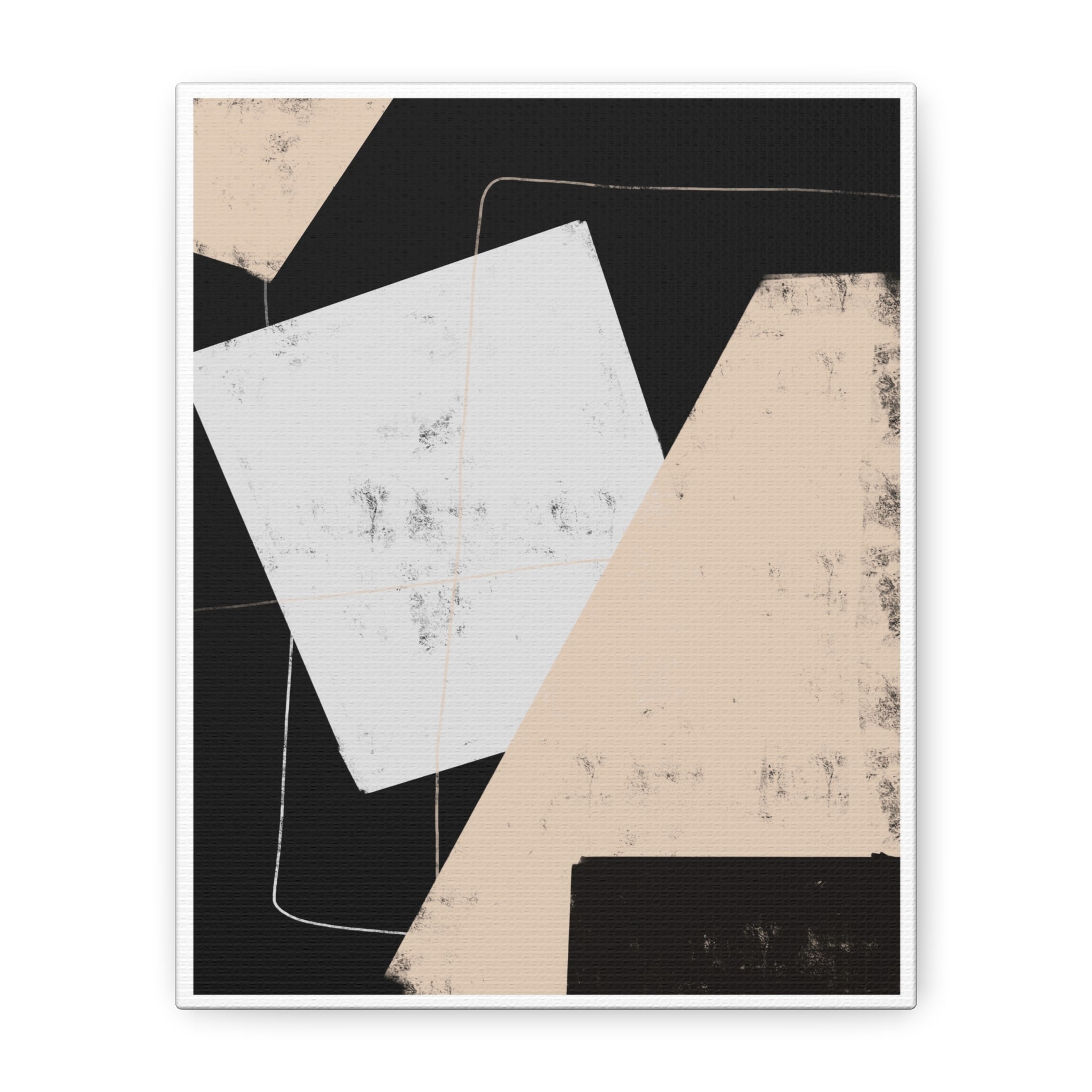 Silent Geometry Passage - Canvas
