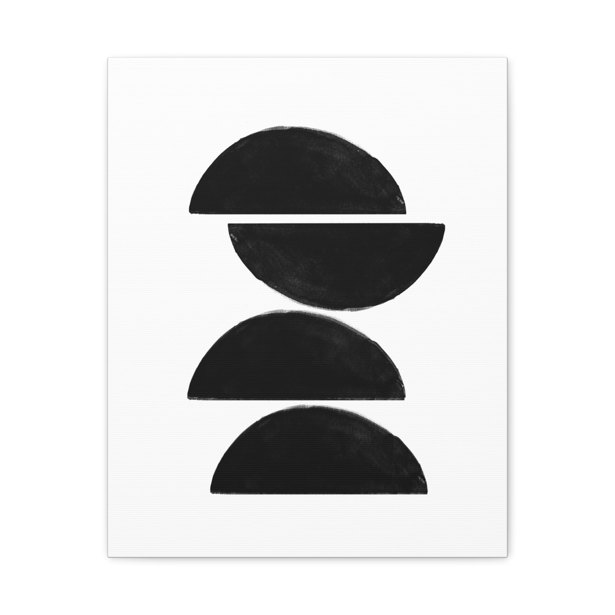 Noir Horizon Rhythm - Canvas