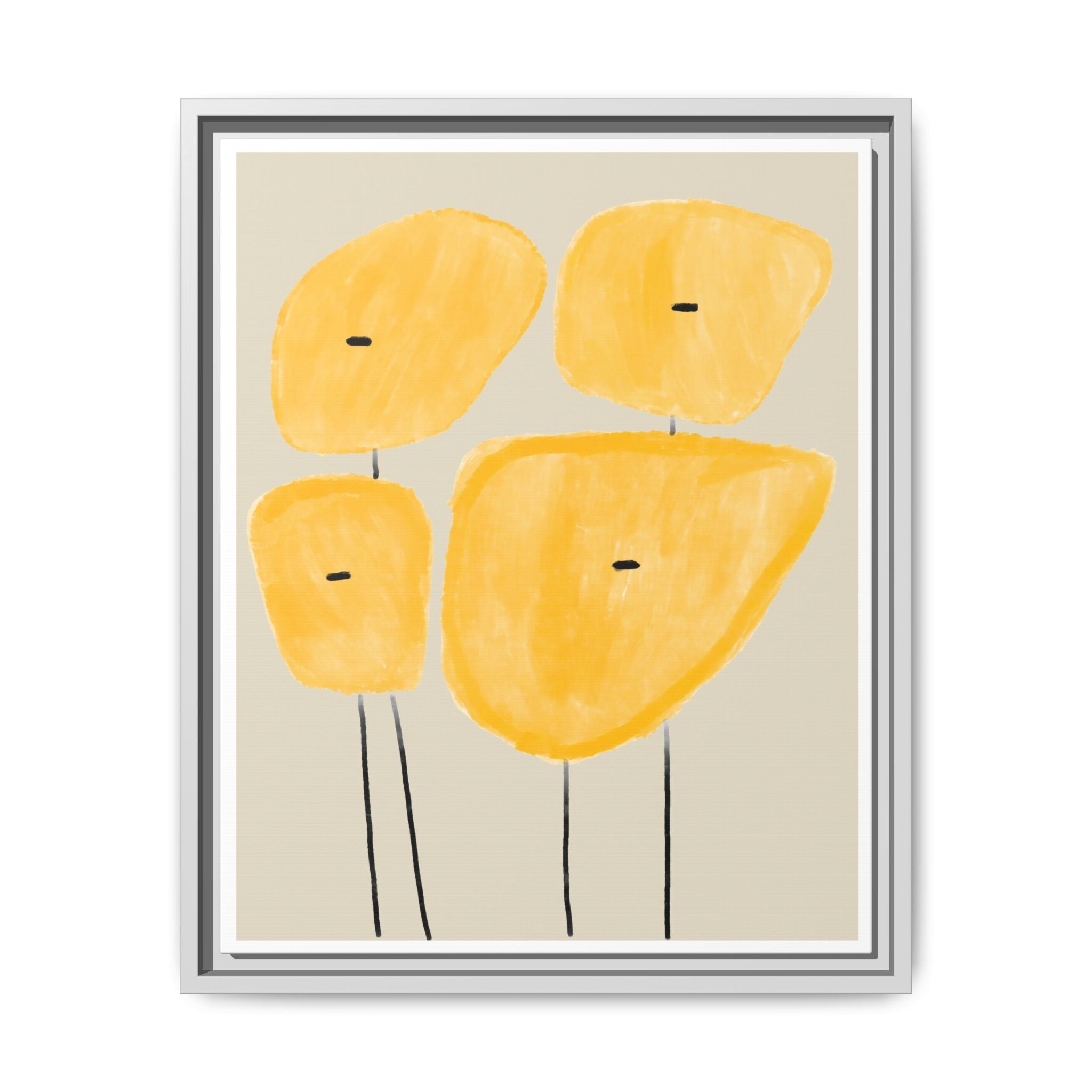 Golden Meadow Figures - Framed
