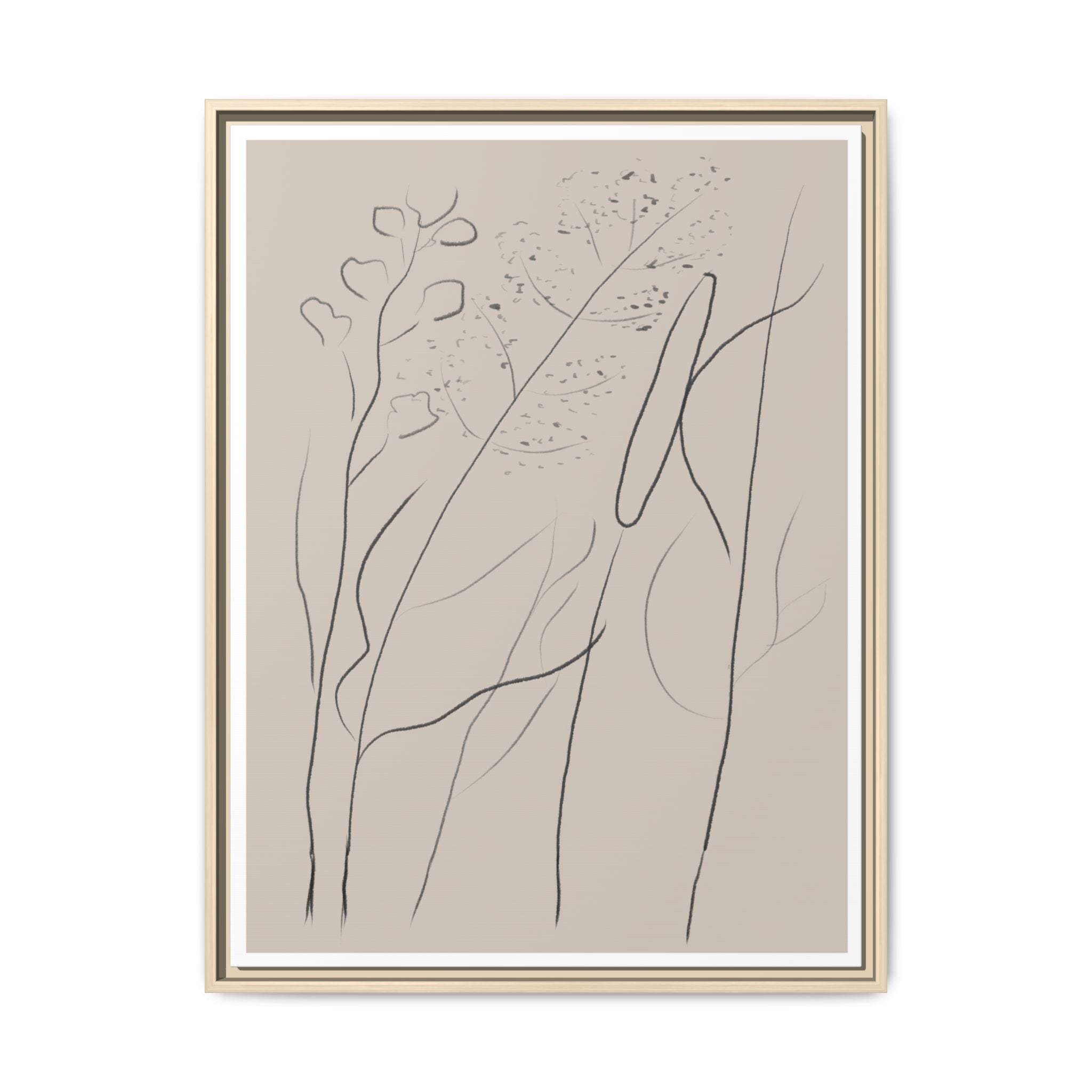 Quiet Woodland Traces - Framed