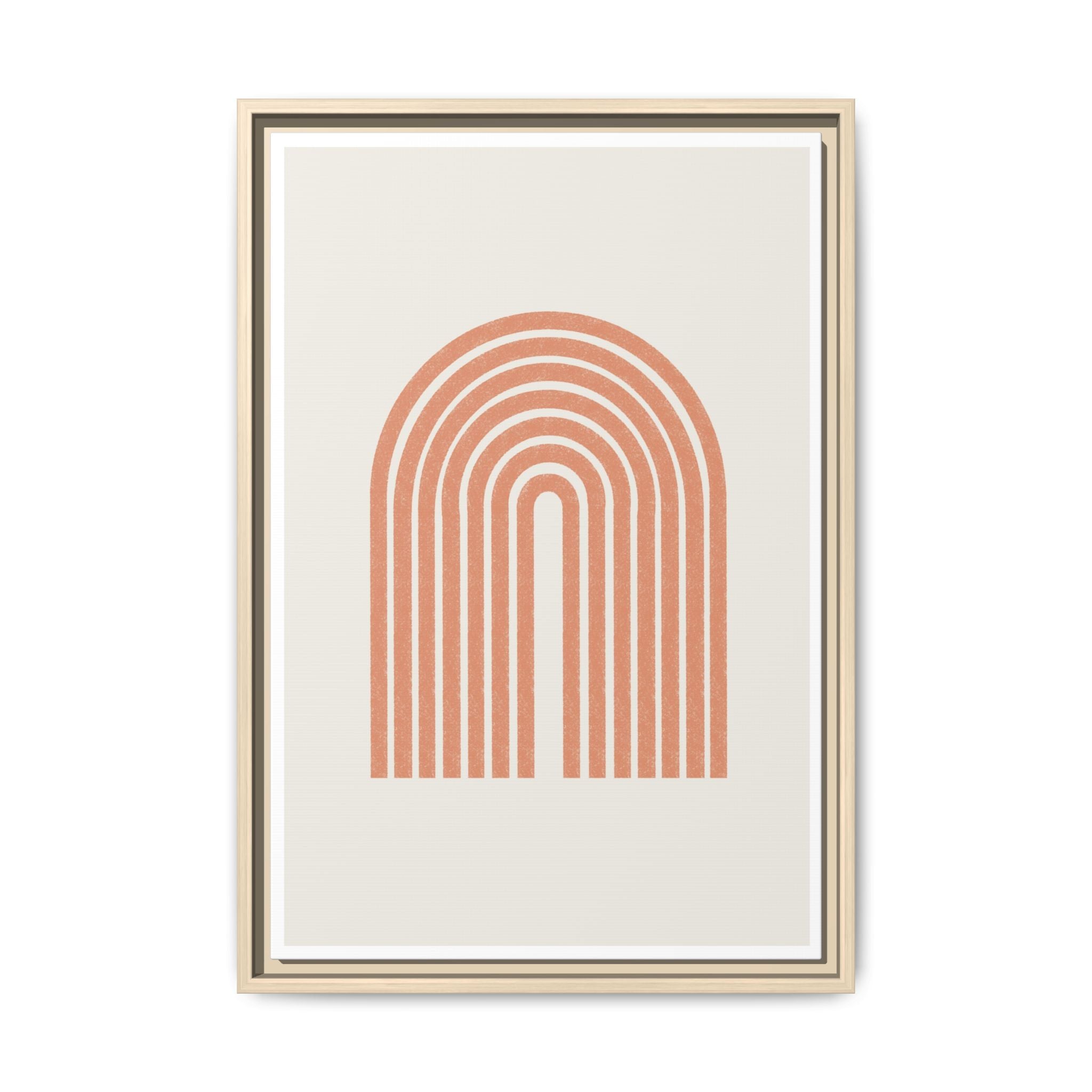Terracotta Arc Whisper - Framed