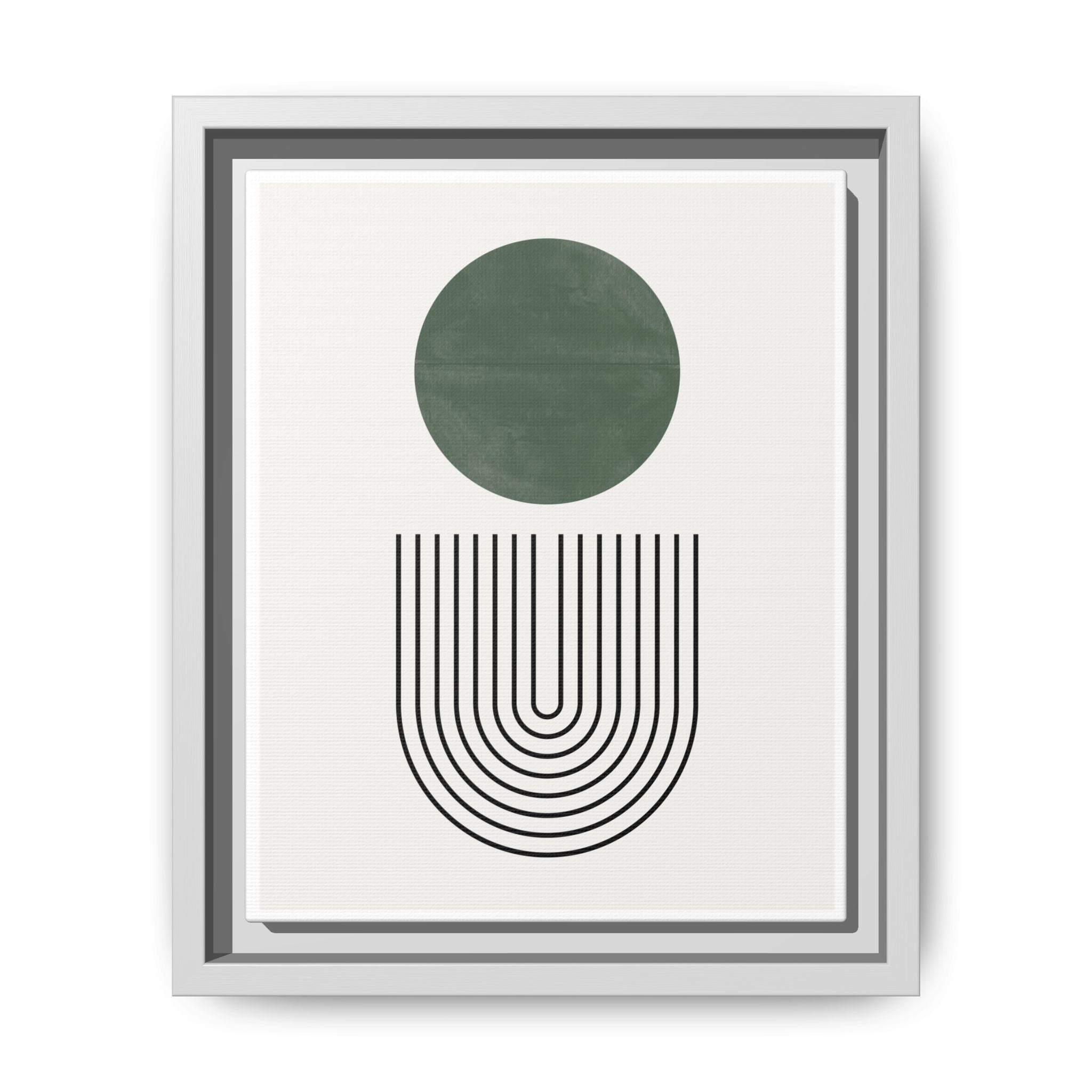 Emerald Orbit Pathways - Framed