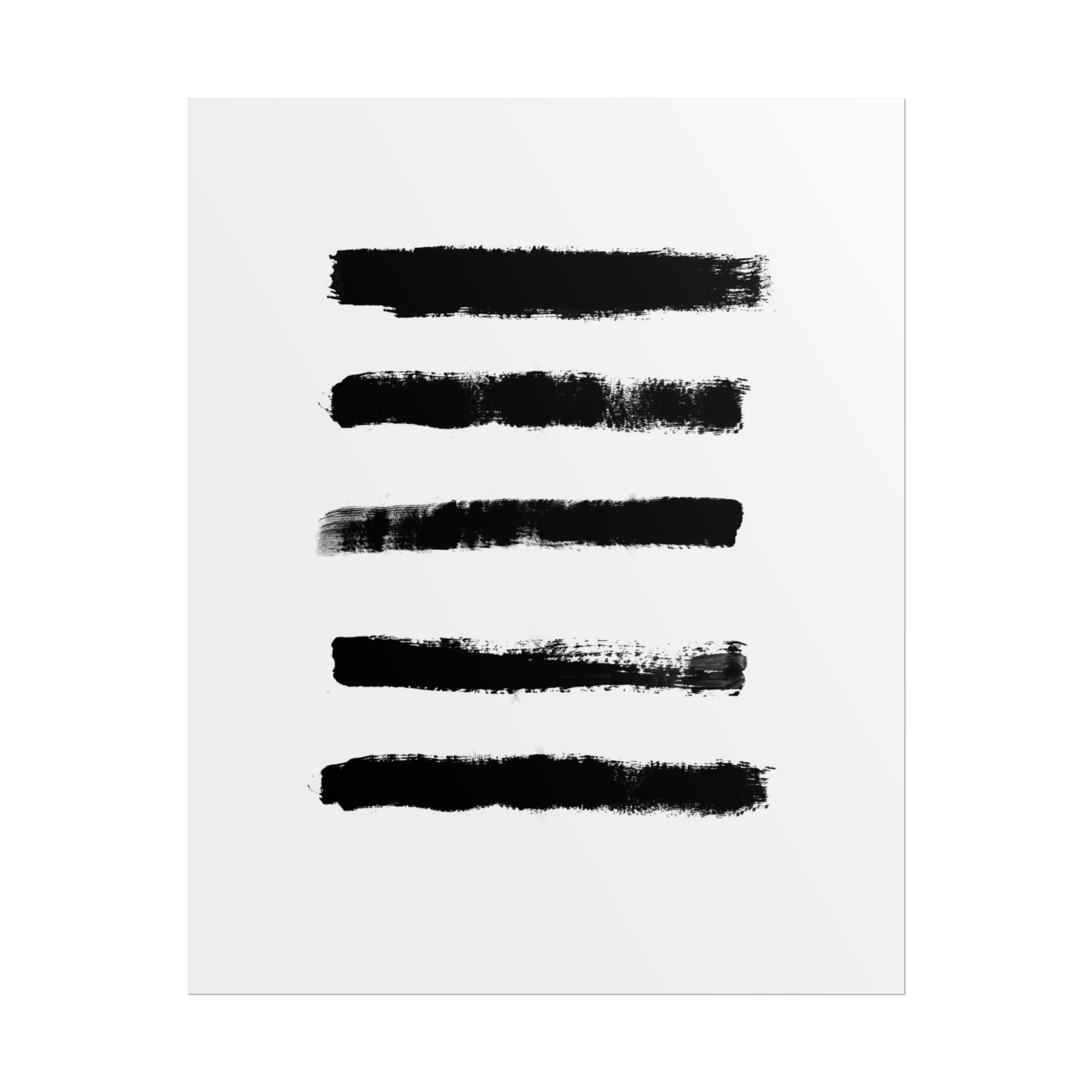 Obsidian Silence Strokes - Poster