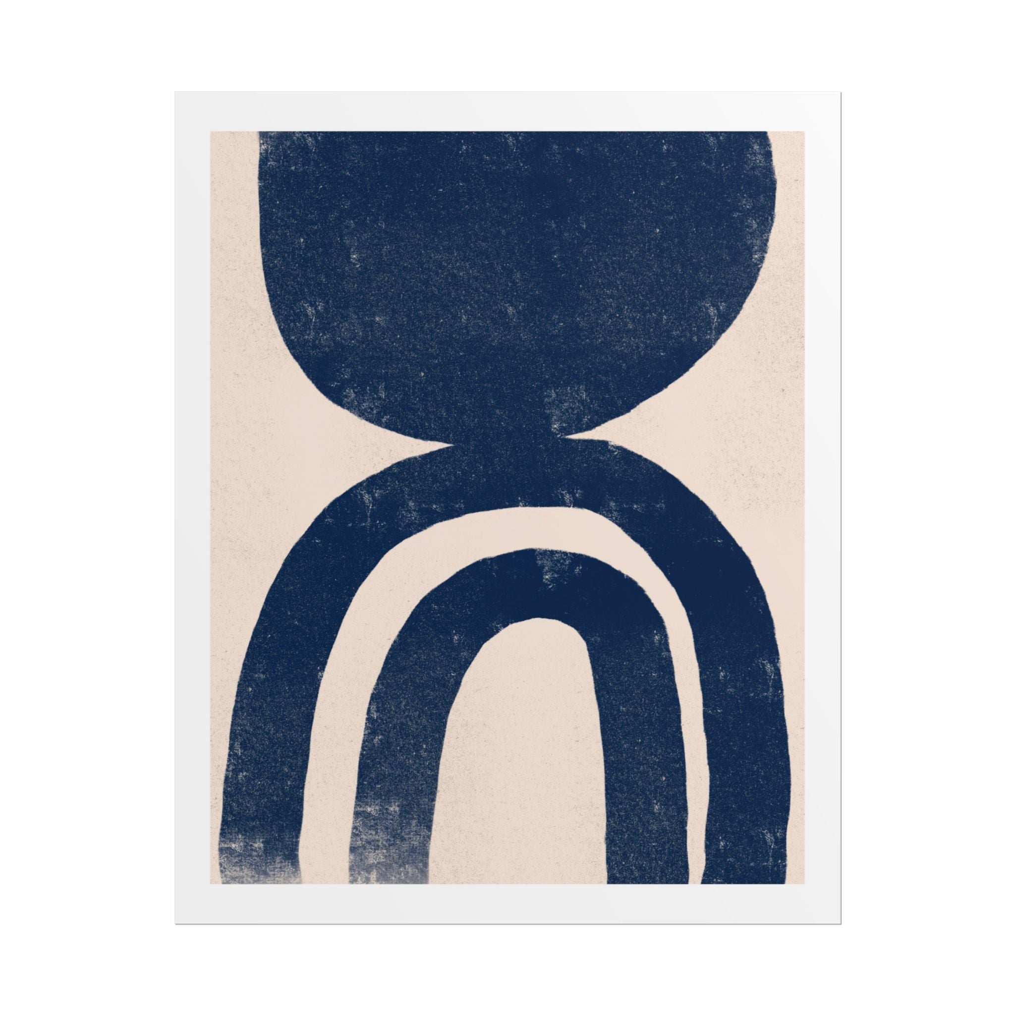 Indigo Arch Stillness - Poster