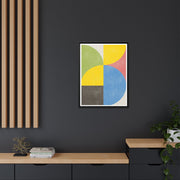 Pastel Orbit Rhythm - Framed