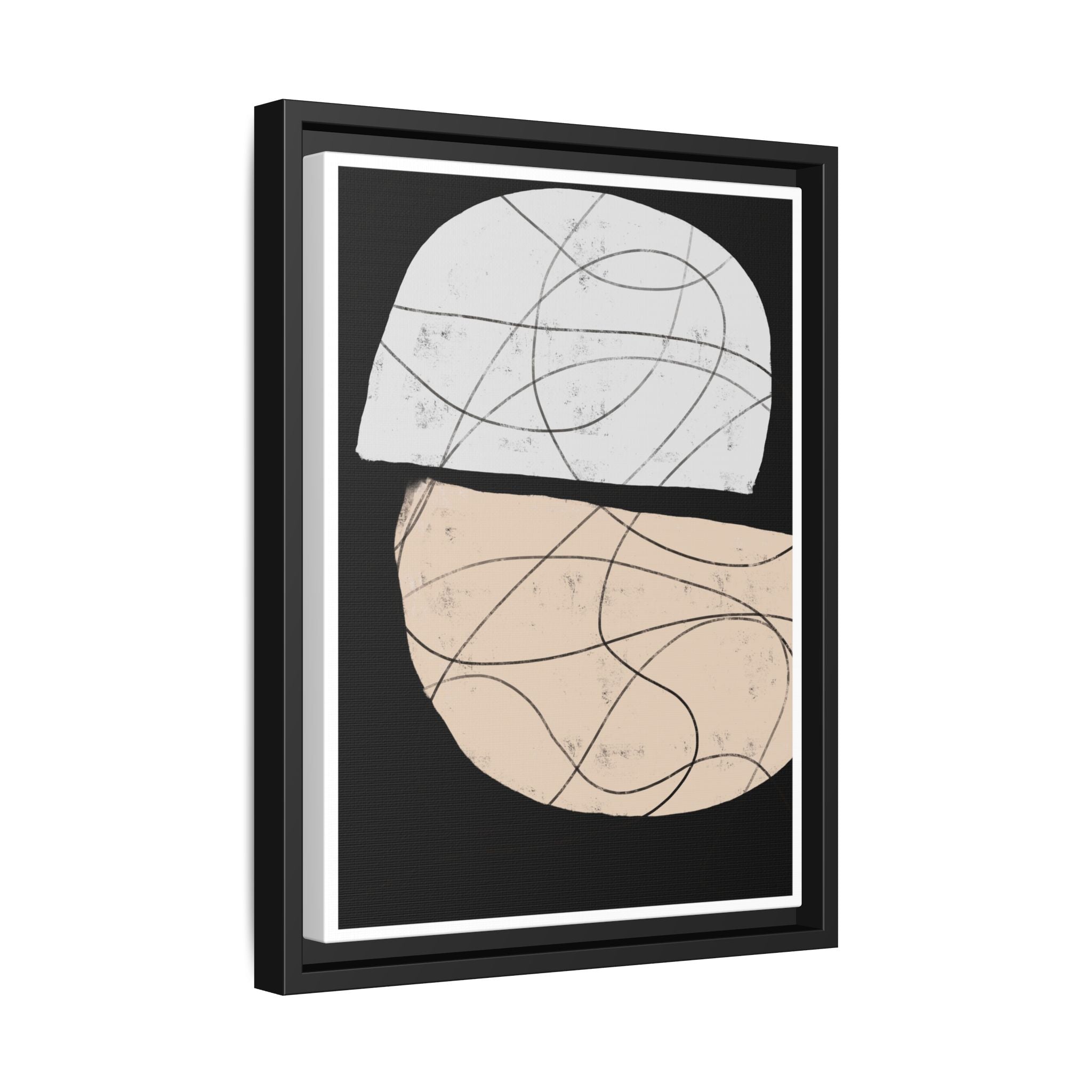 Nocturne Orbit Lines - Framed