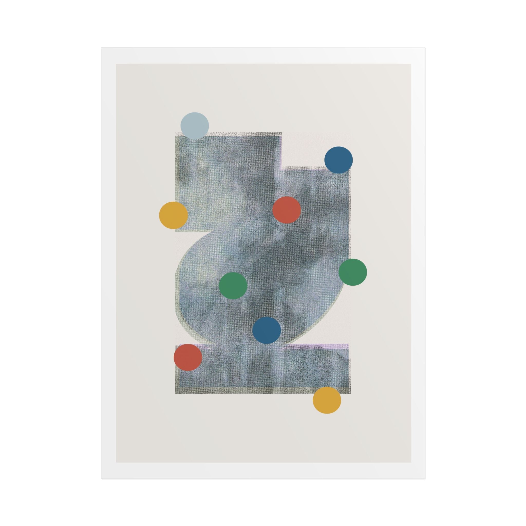 Muted Geometry Reverie - Poster