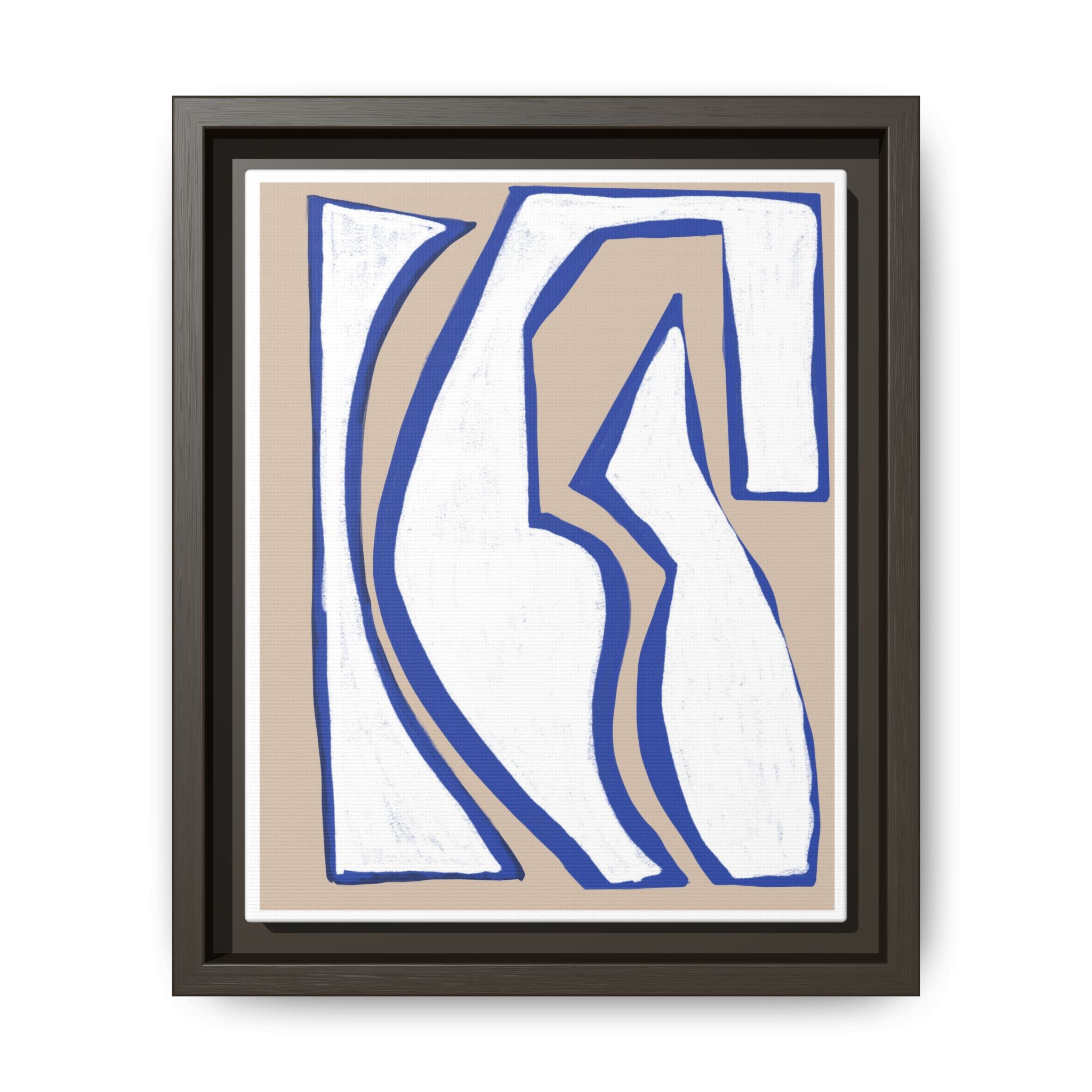 Cobalt Form Continuum - Framed