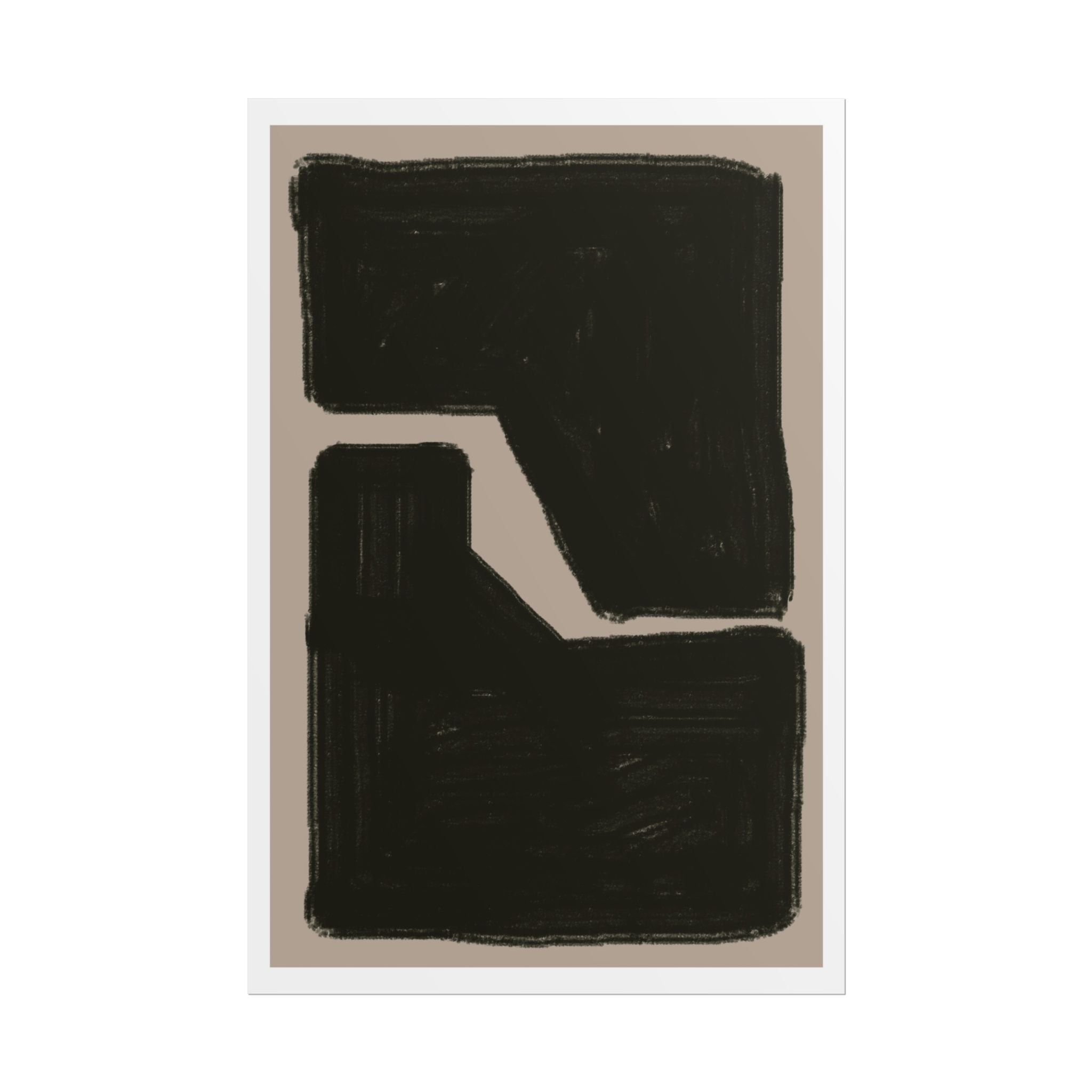Midnight Geometry Passage - Poster