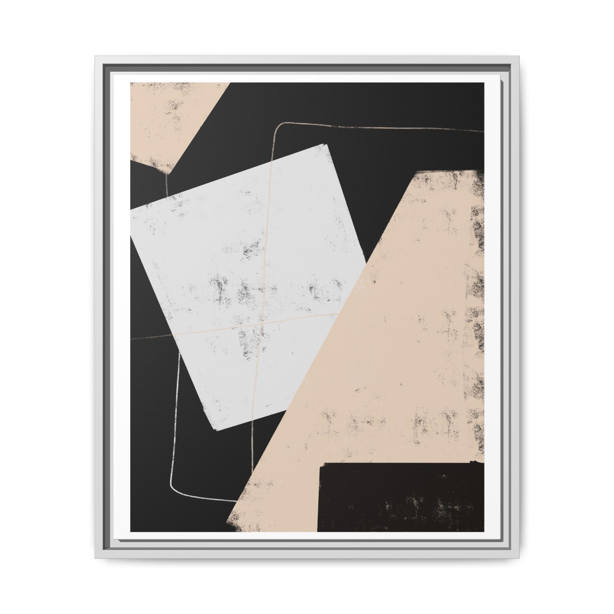 Silent Geometry Passage - Framed