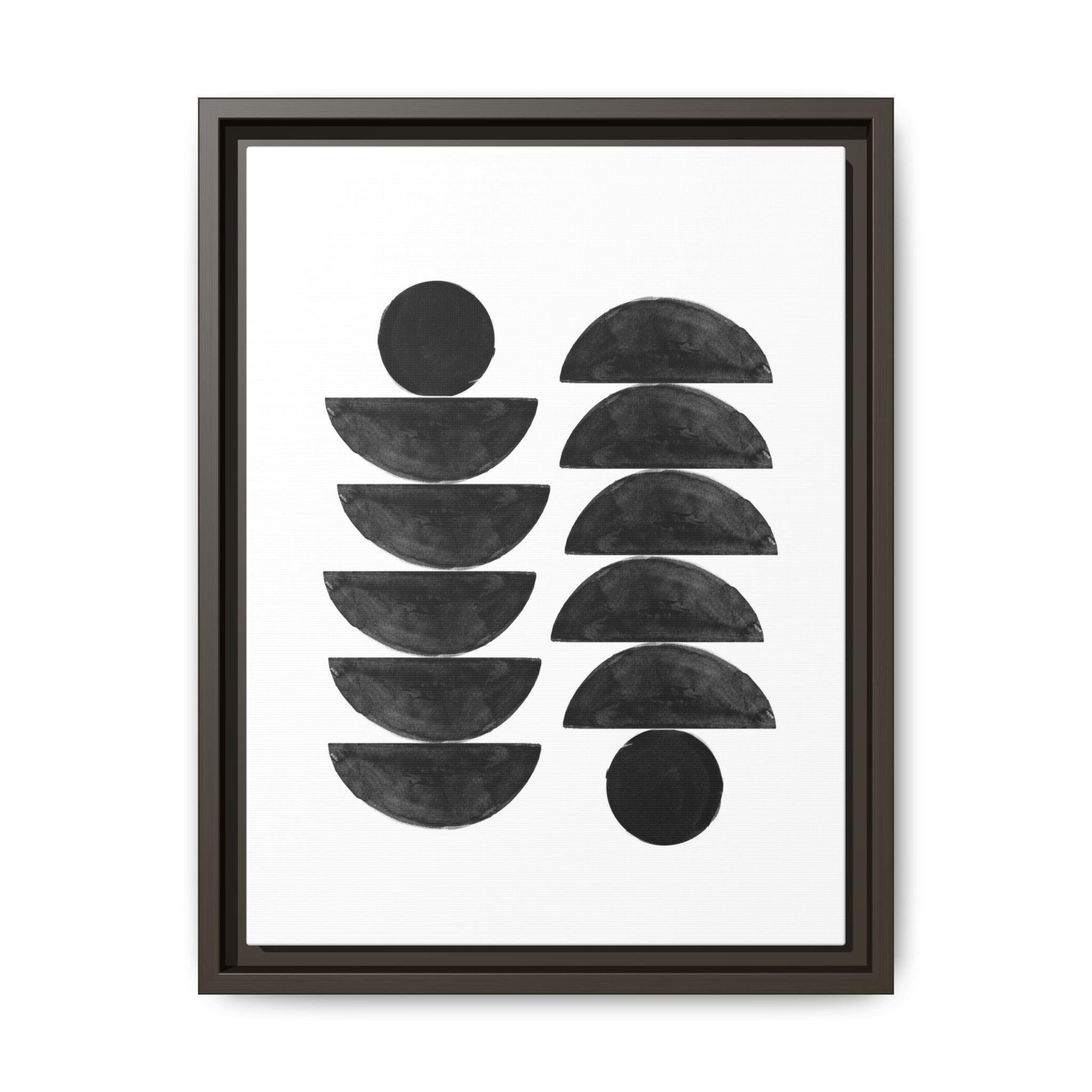 Obsidian Balance Echoes - Framed