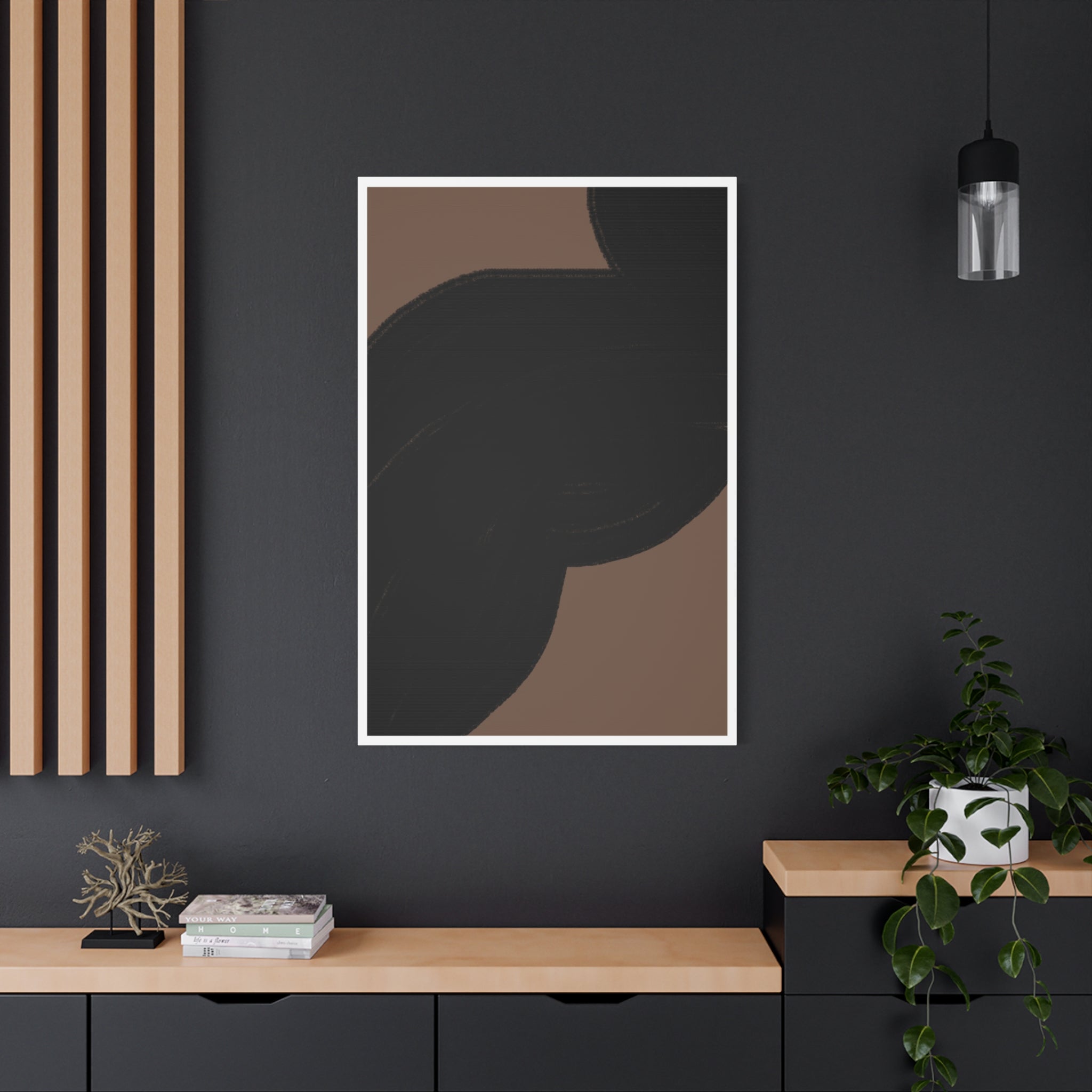 Midnight Drift Curves - Canvas