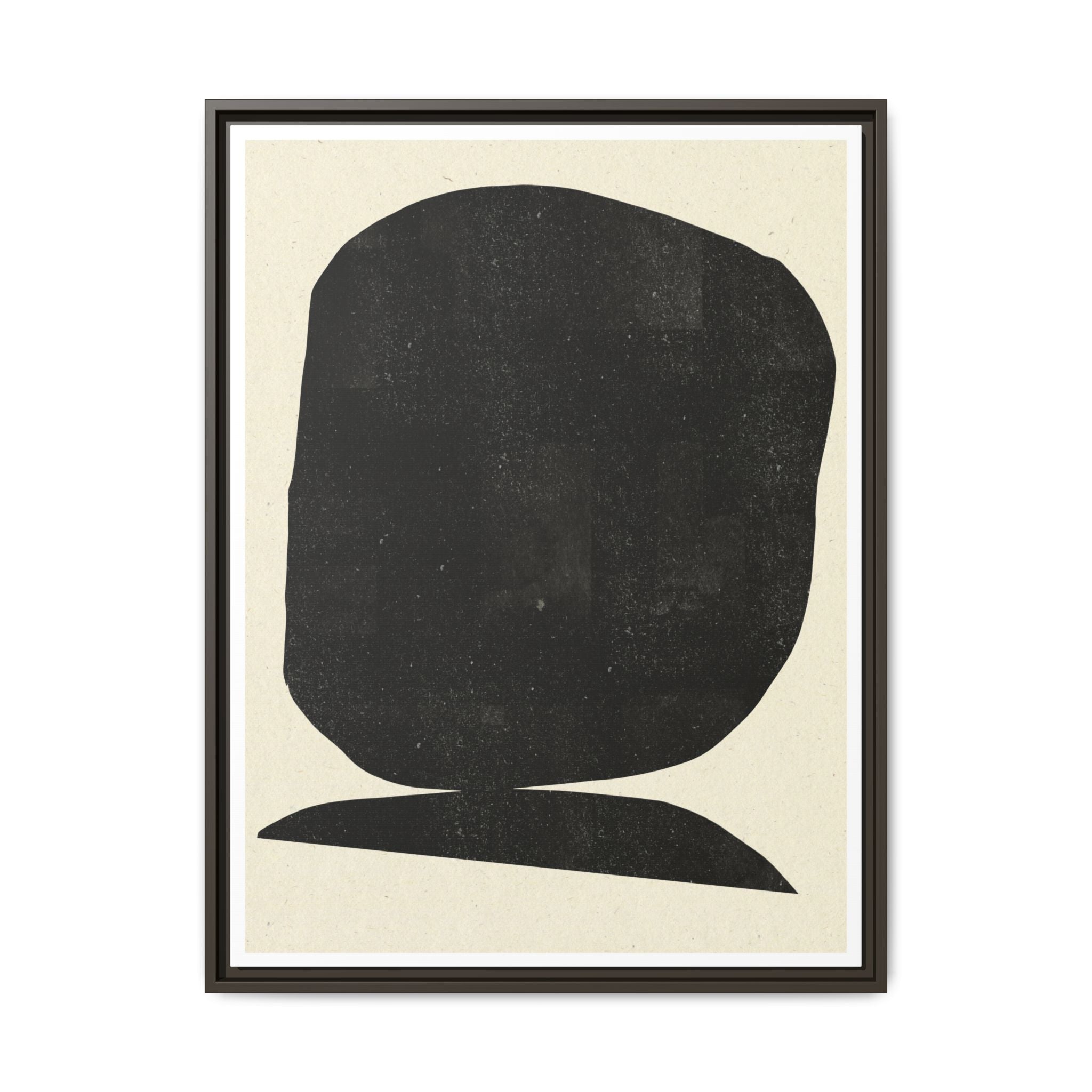 Midnight Monolith Whisper - Framed