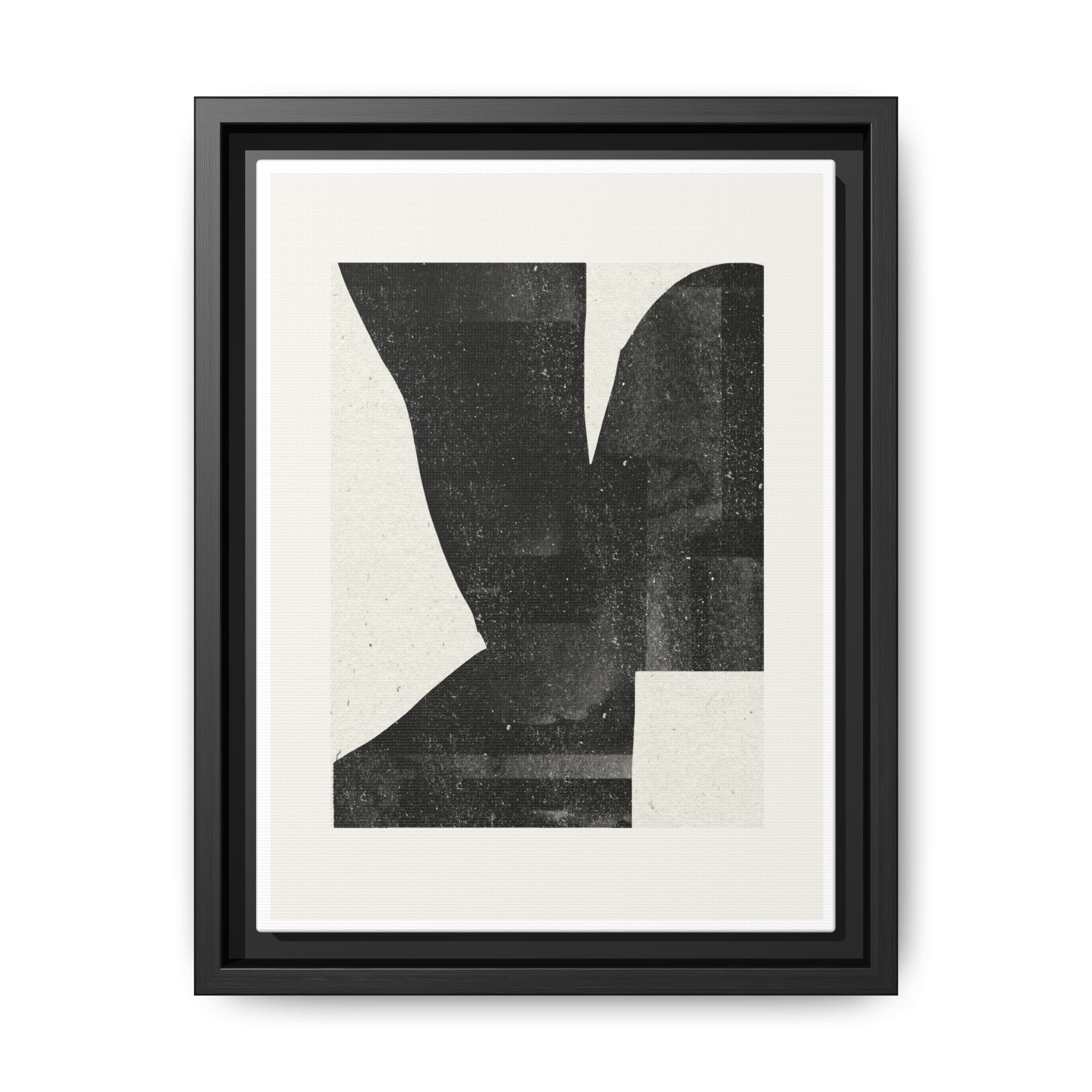 Noir Balance Echoes - Framed