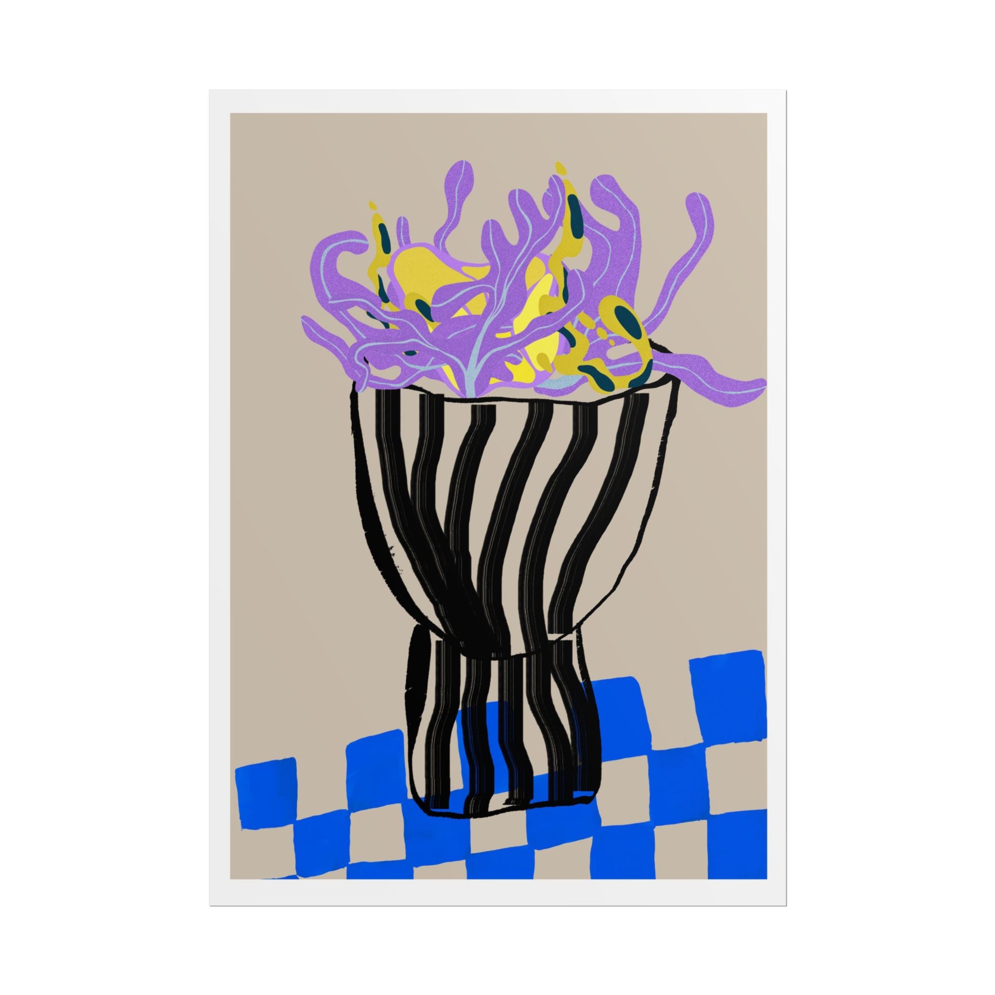 Lavender Coral Mirage - Poster