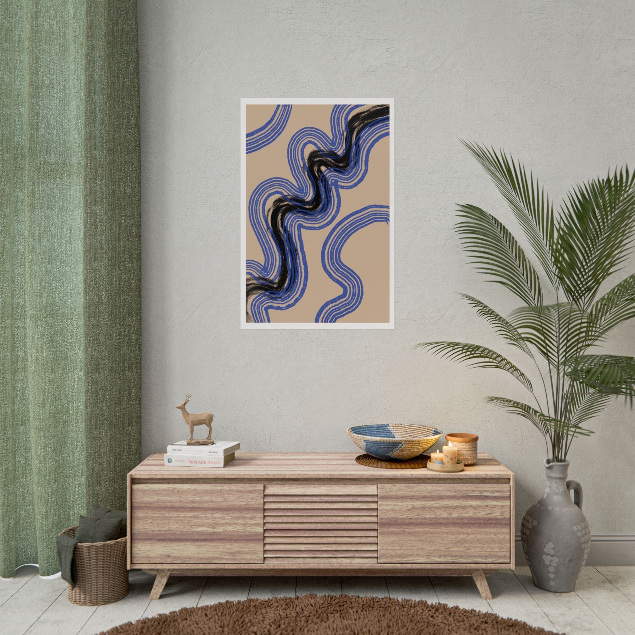 Indigo Rhythm Passage - Poster