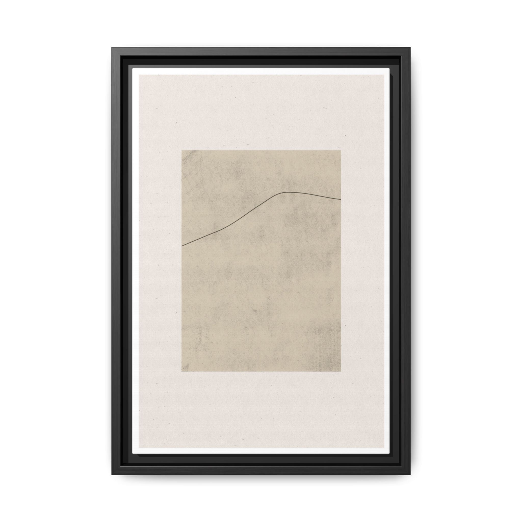 Whispered Horizon Trace - Framed