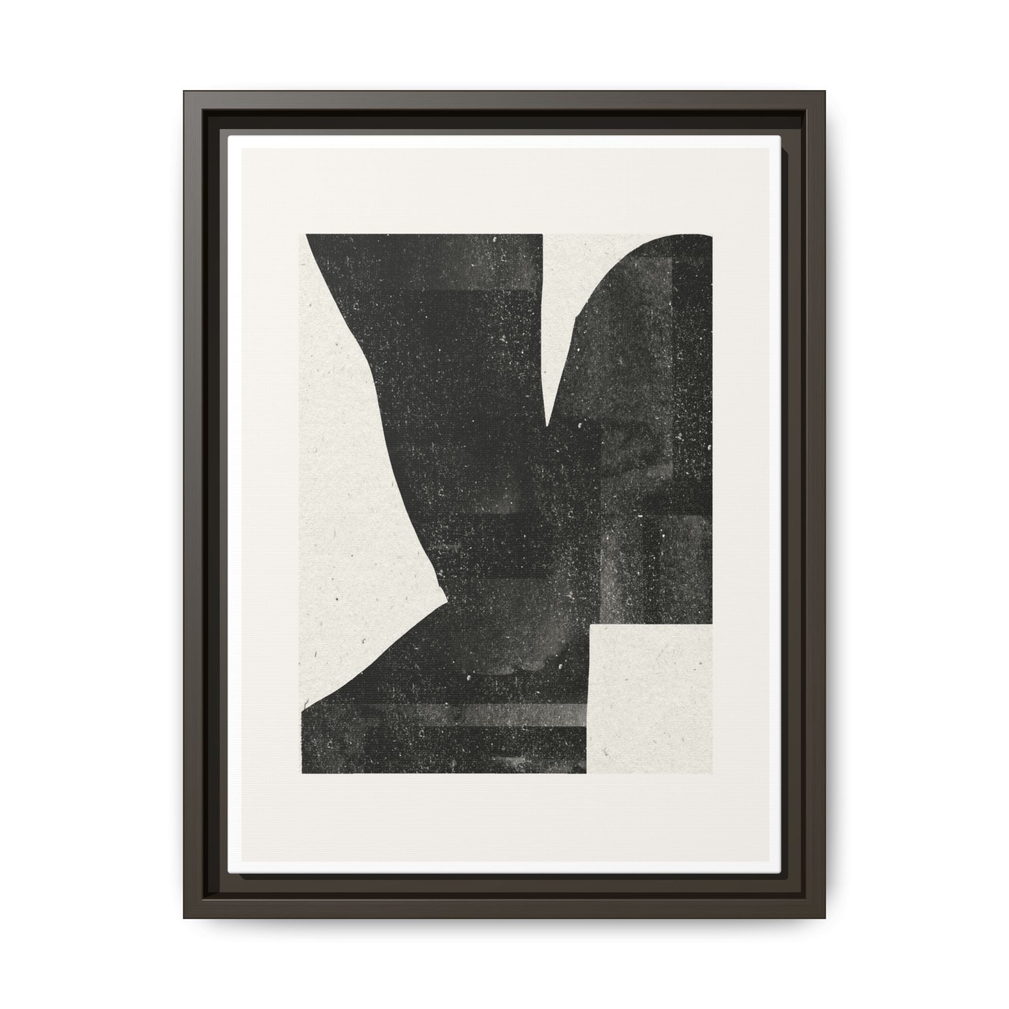 Noir Balance Echoes - Framed