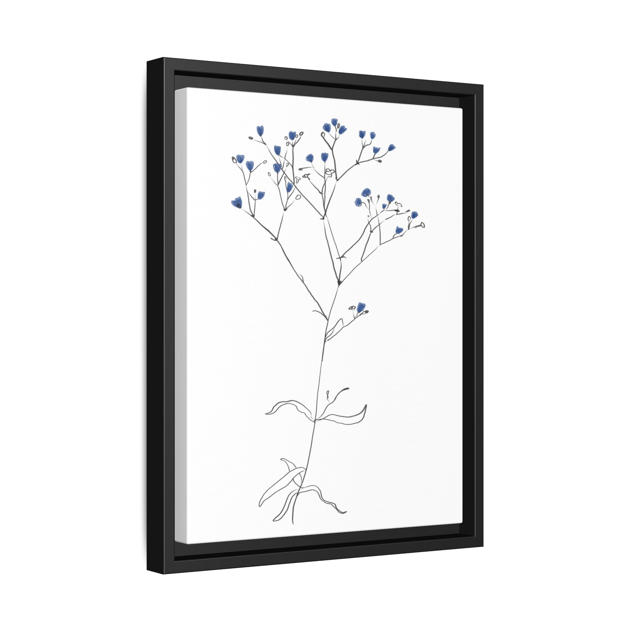Blue Meadow Whisper - Framed
