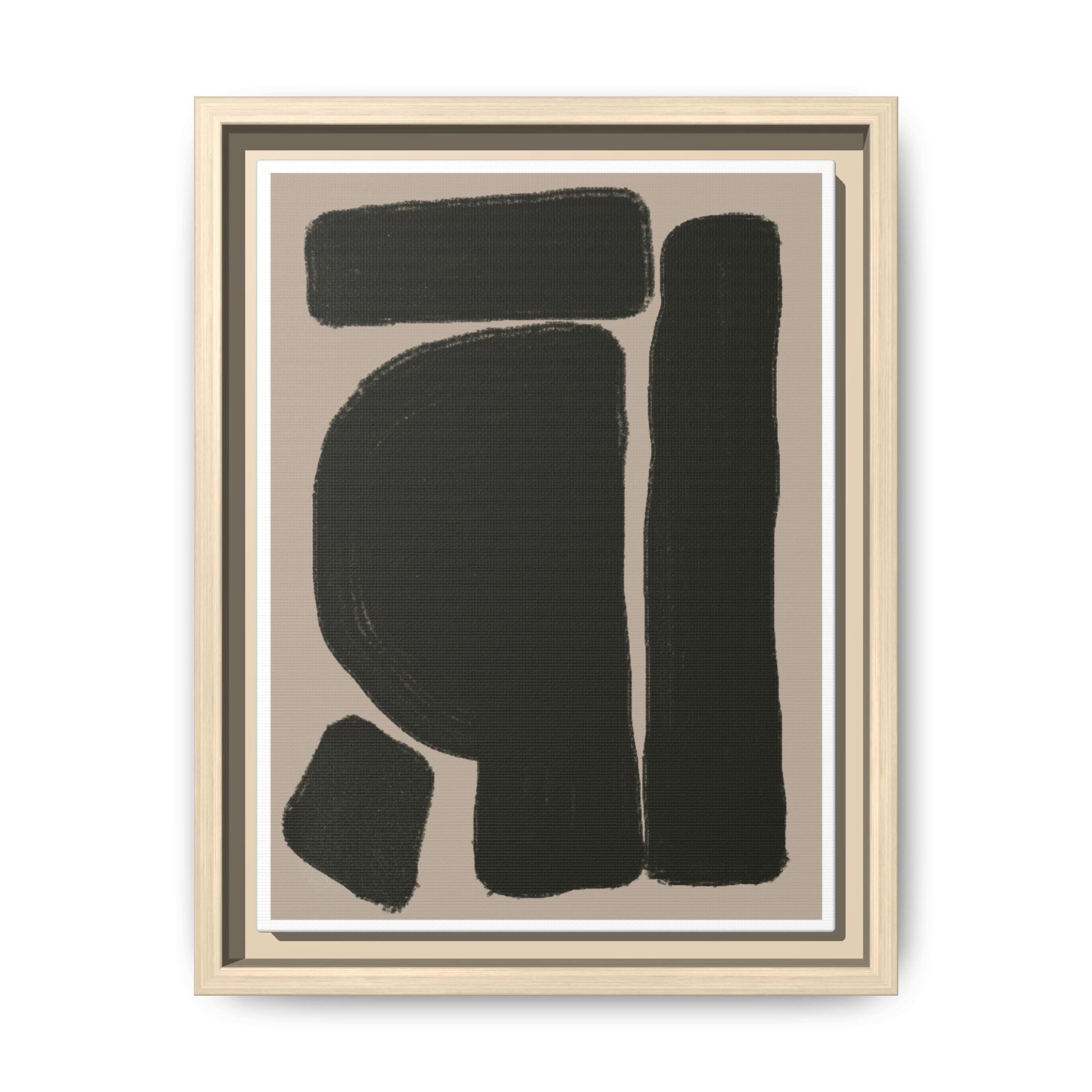 Velvet Obsidian Forms - Framed