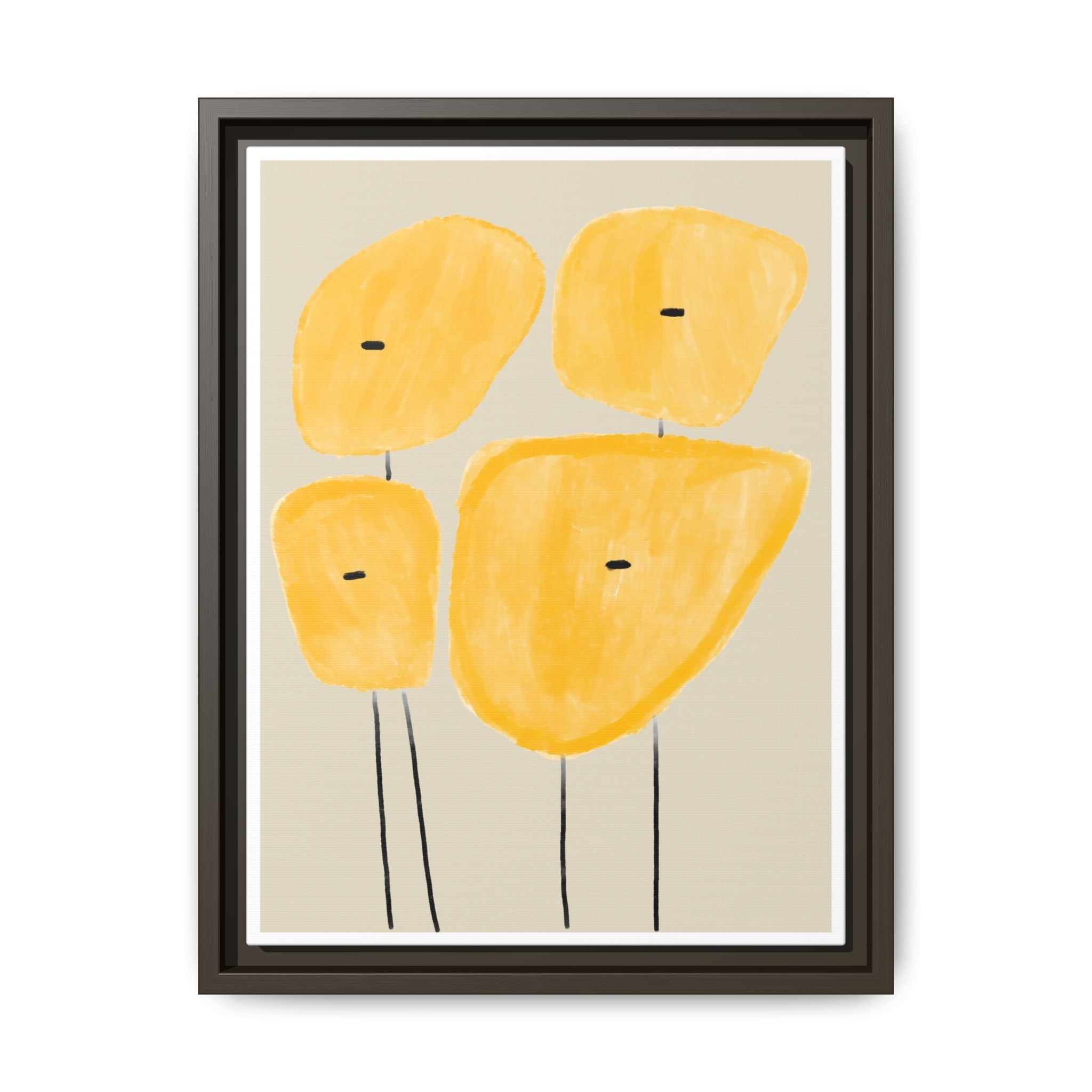 Golden Meadow Figures - Framed