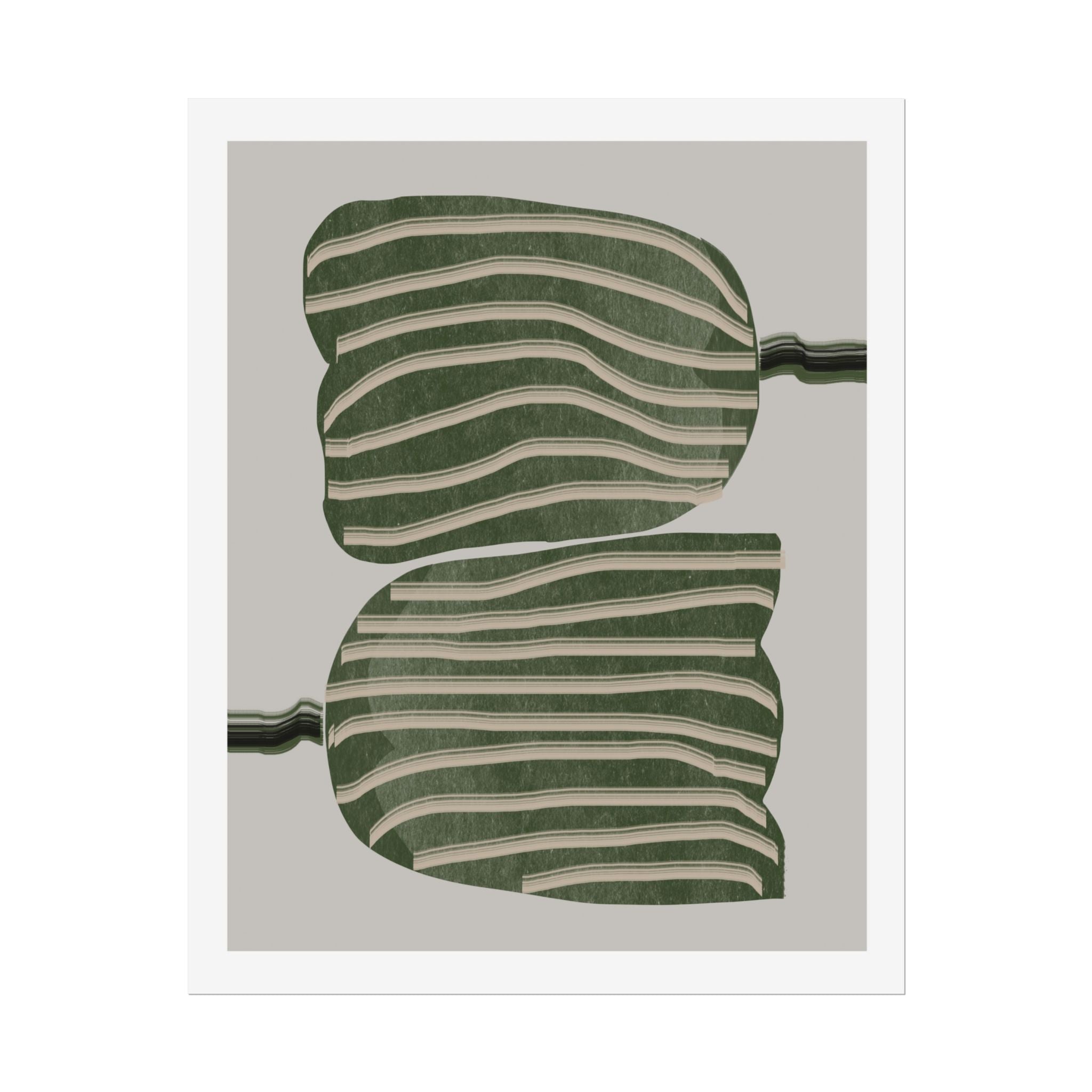 Verdant Echo Layers - Poster