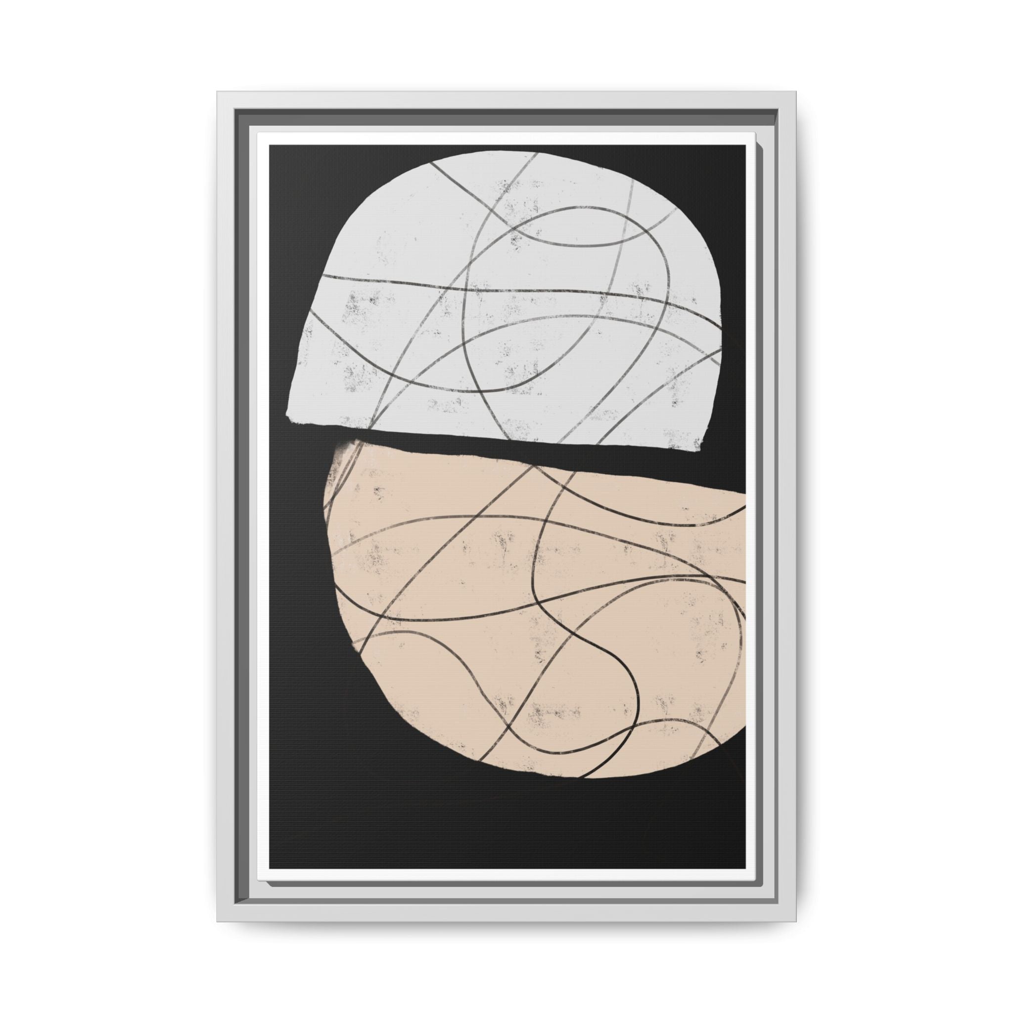 Nocturne Orbit Lines - Framed