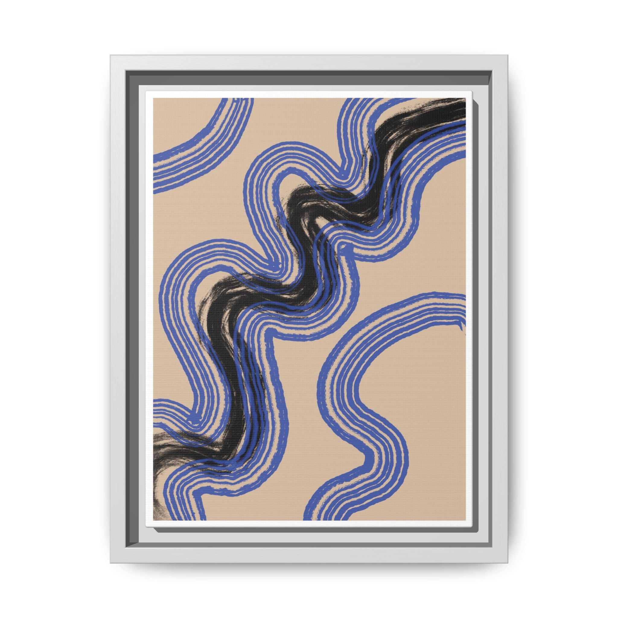 Indigo Rhythm Passage - Framed