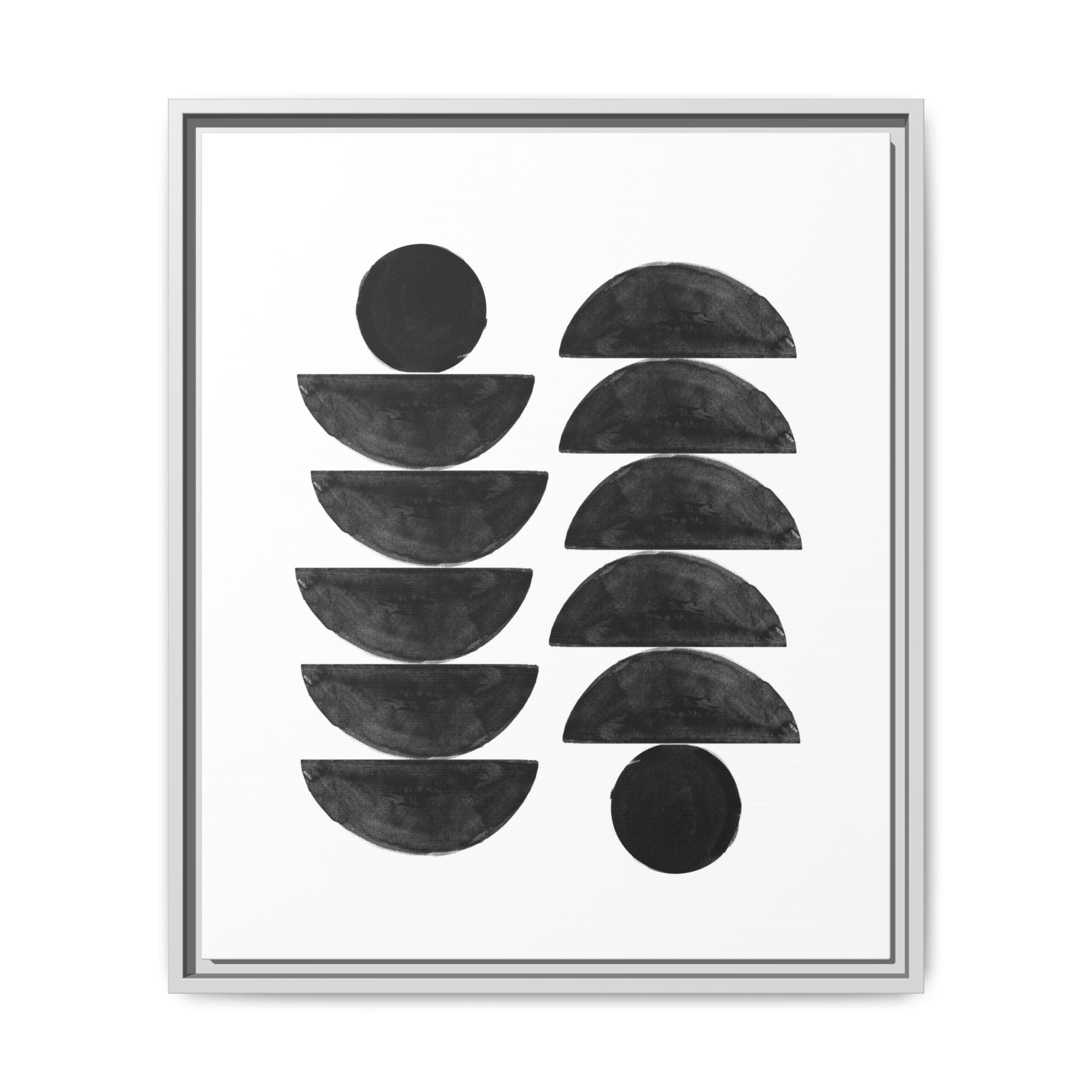Obsidian Balance Echoes - Framed