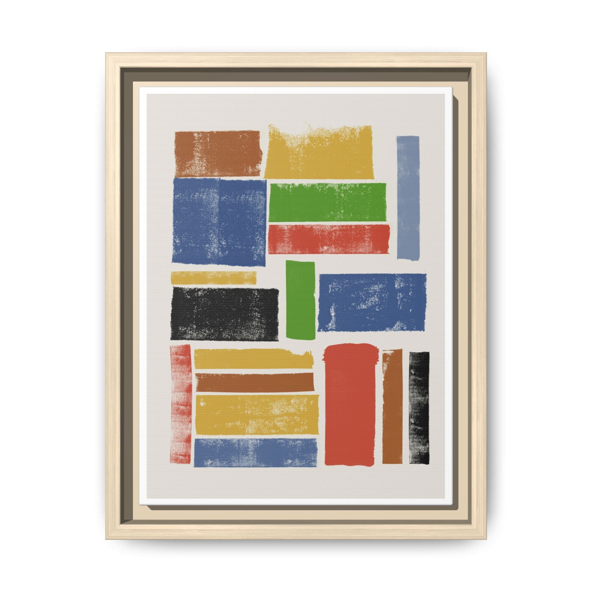 Playful Color Rhythm - Framed