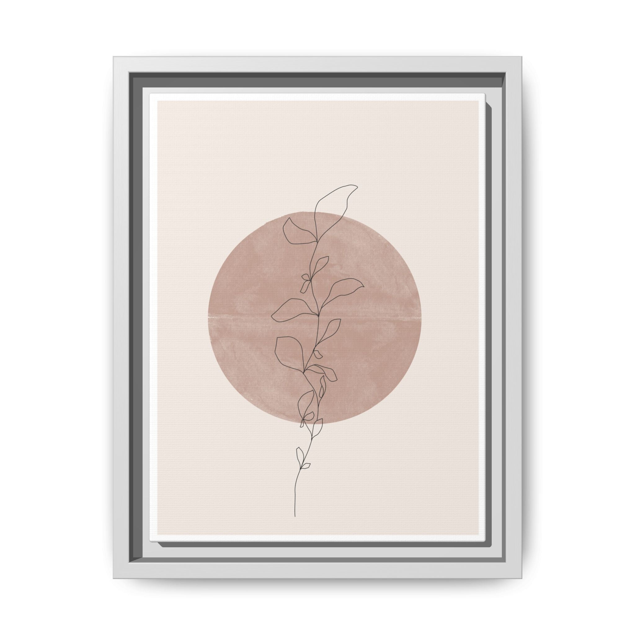 Blush Moonvine Quietude - Framed