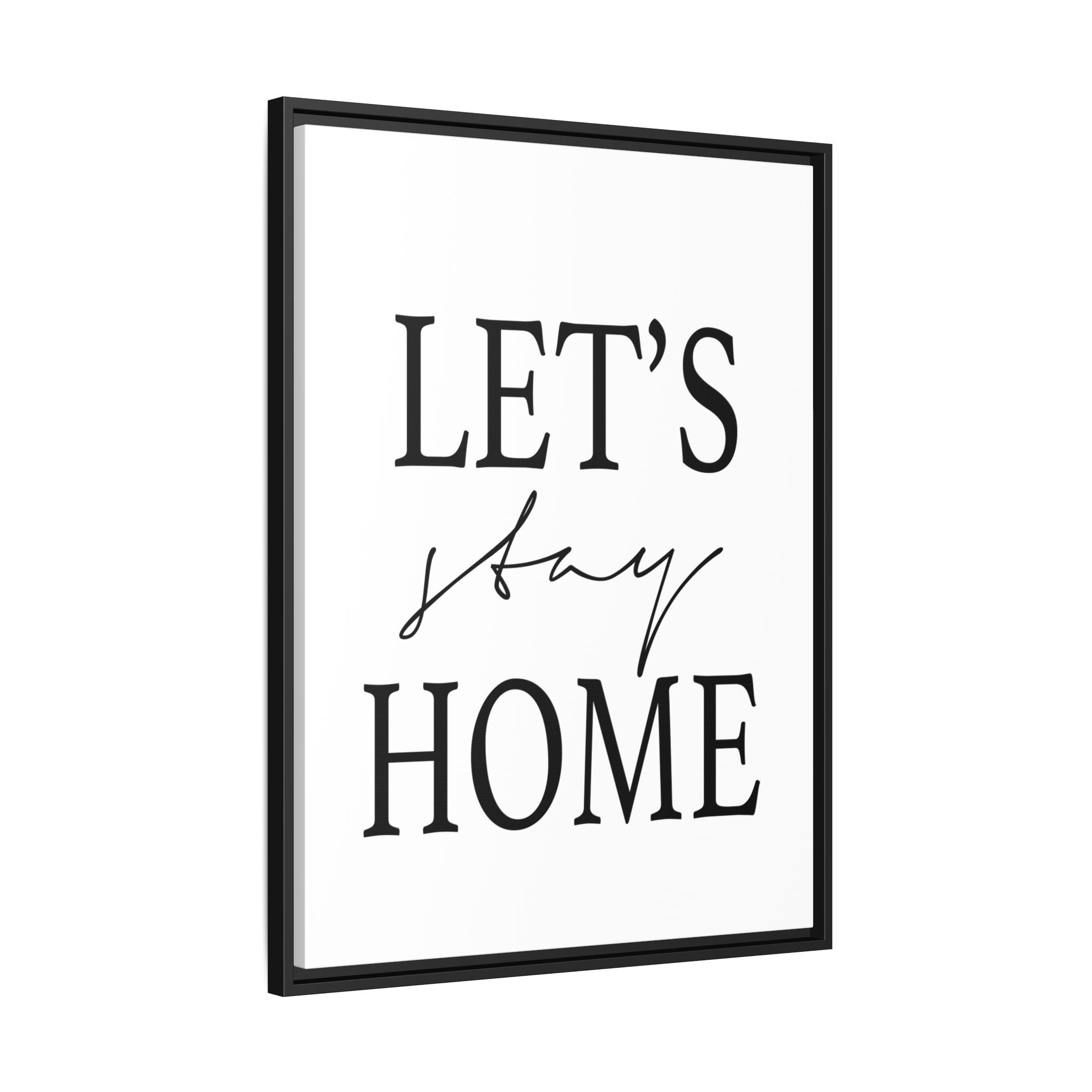 Gentle Haven Typography Glow - Framed