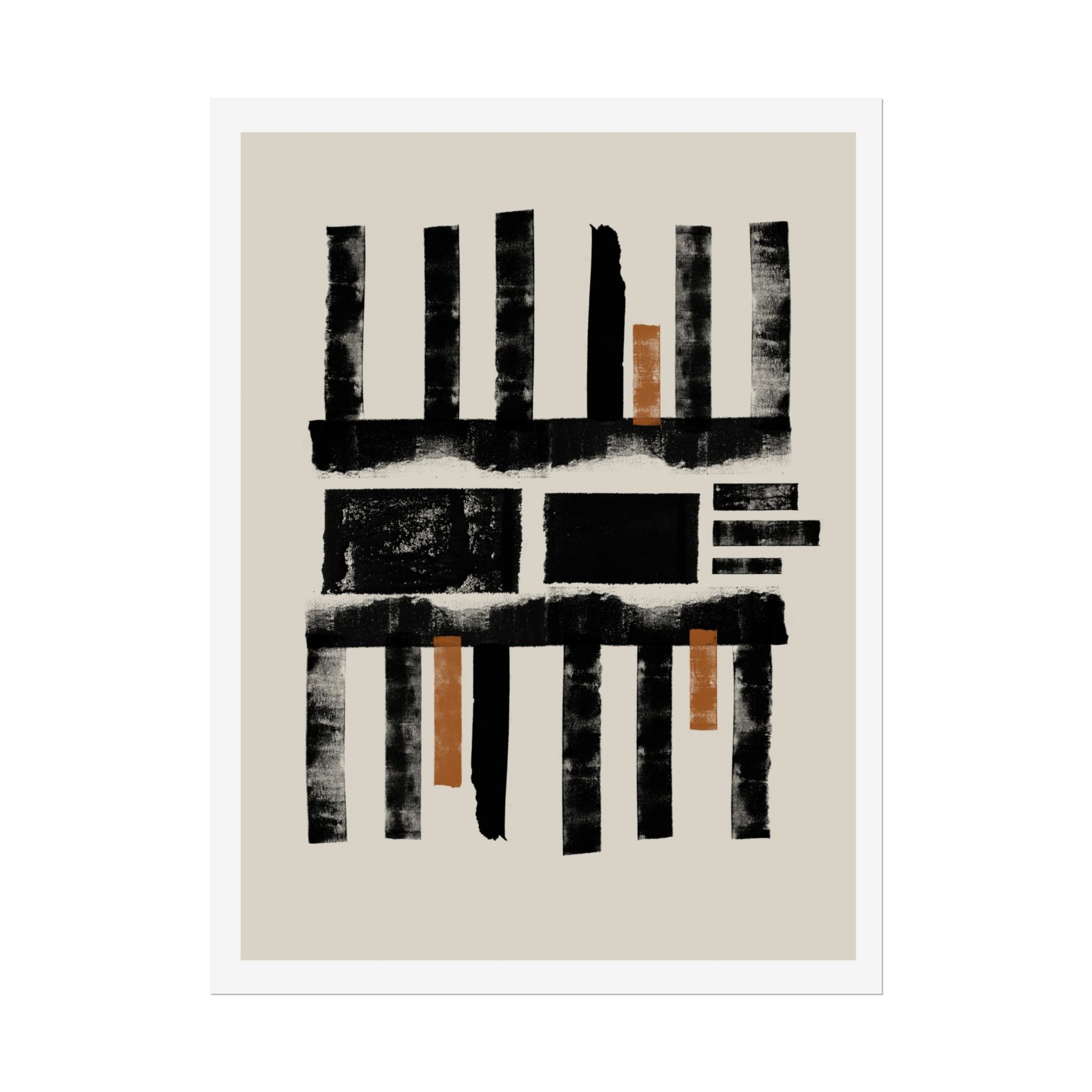 Amber Shadow Alignments - Poster