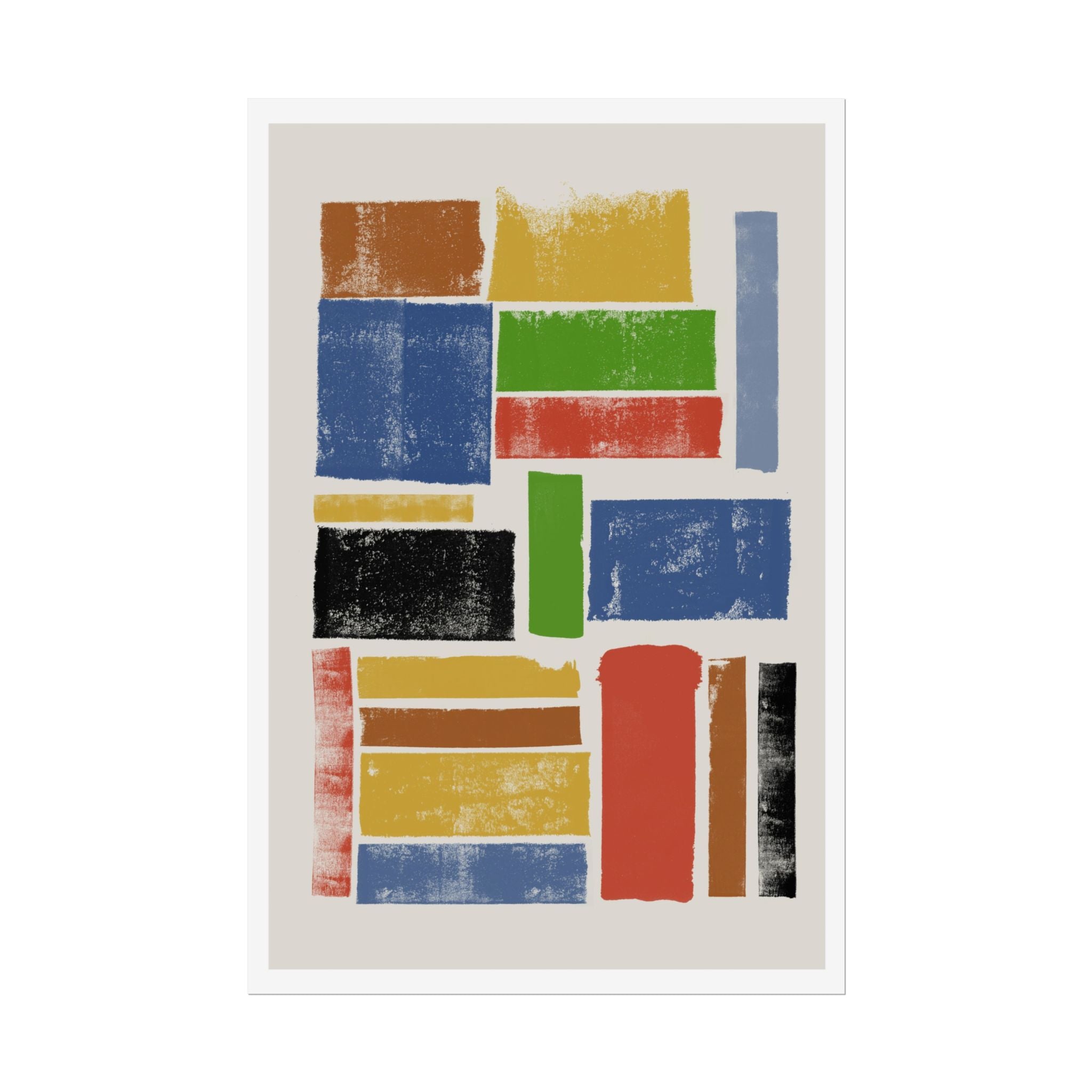 Playful Color Rhythm - Poster