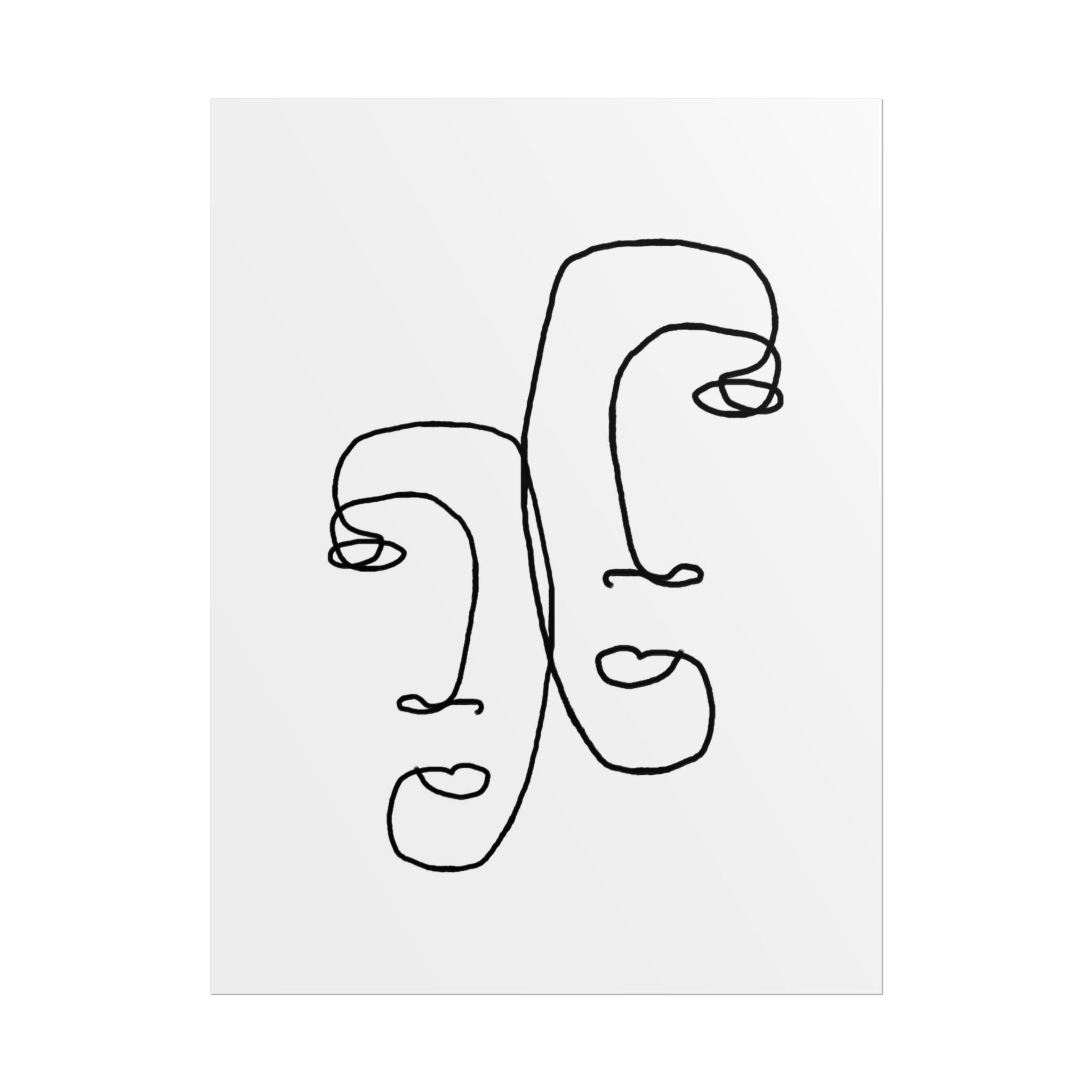 Silent Dual Reflections - Poster