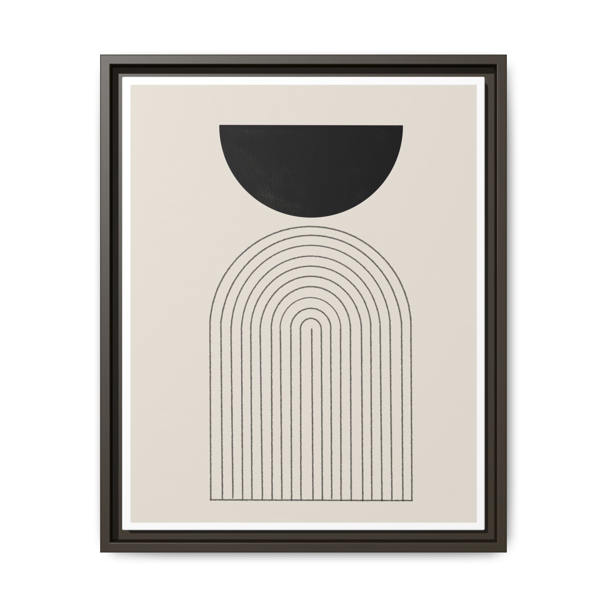 Midnight Portal Lines - Framed