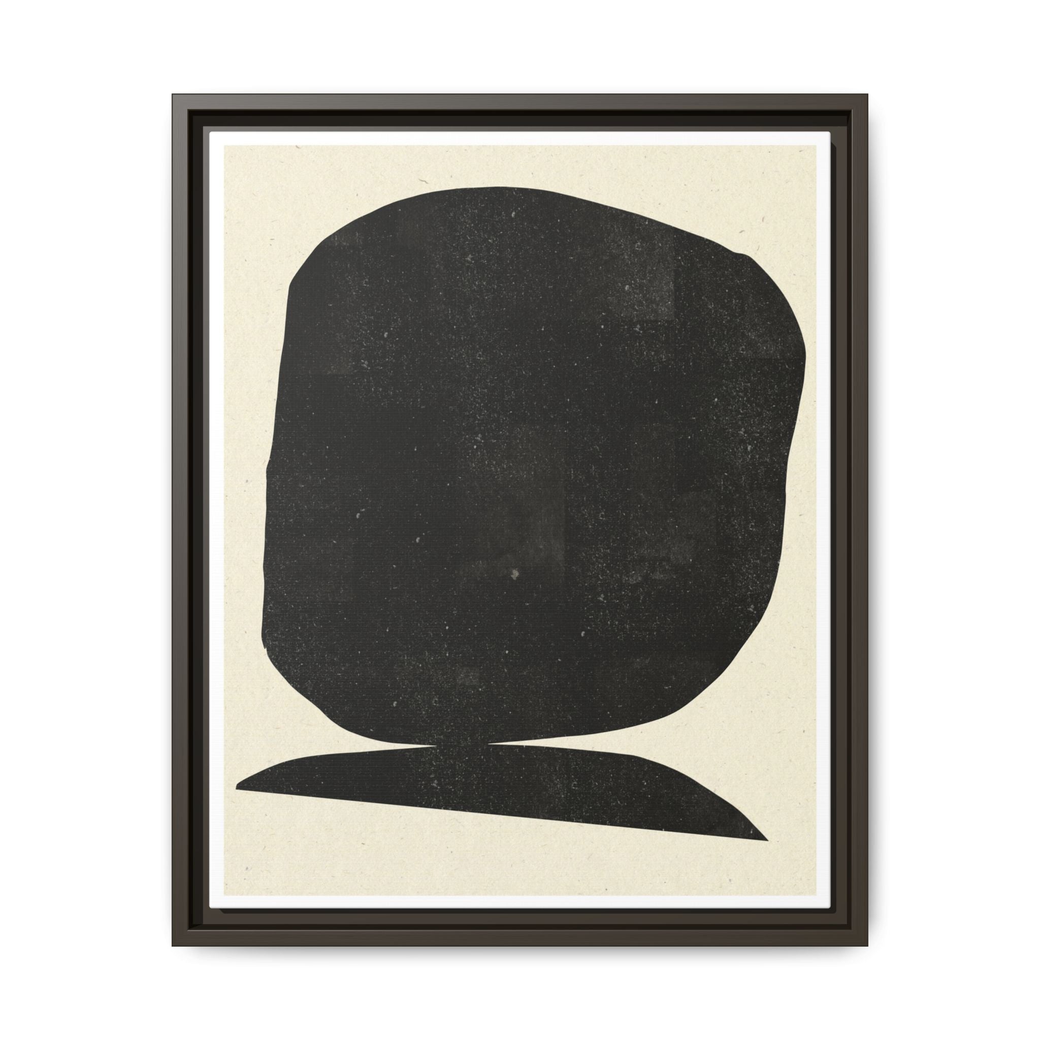 Midnight Monolith Whisper - Framed