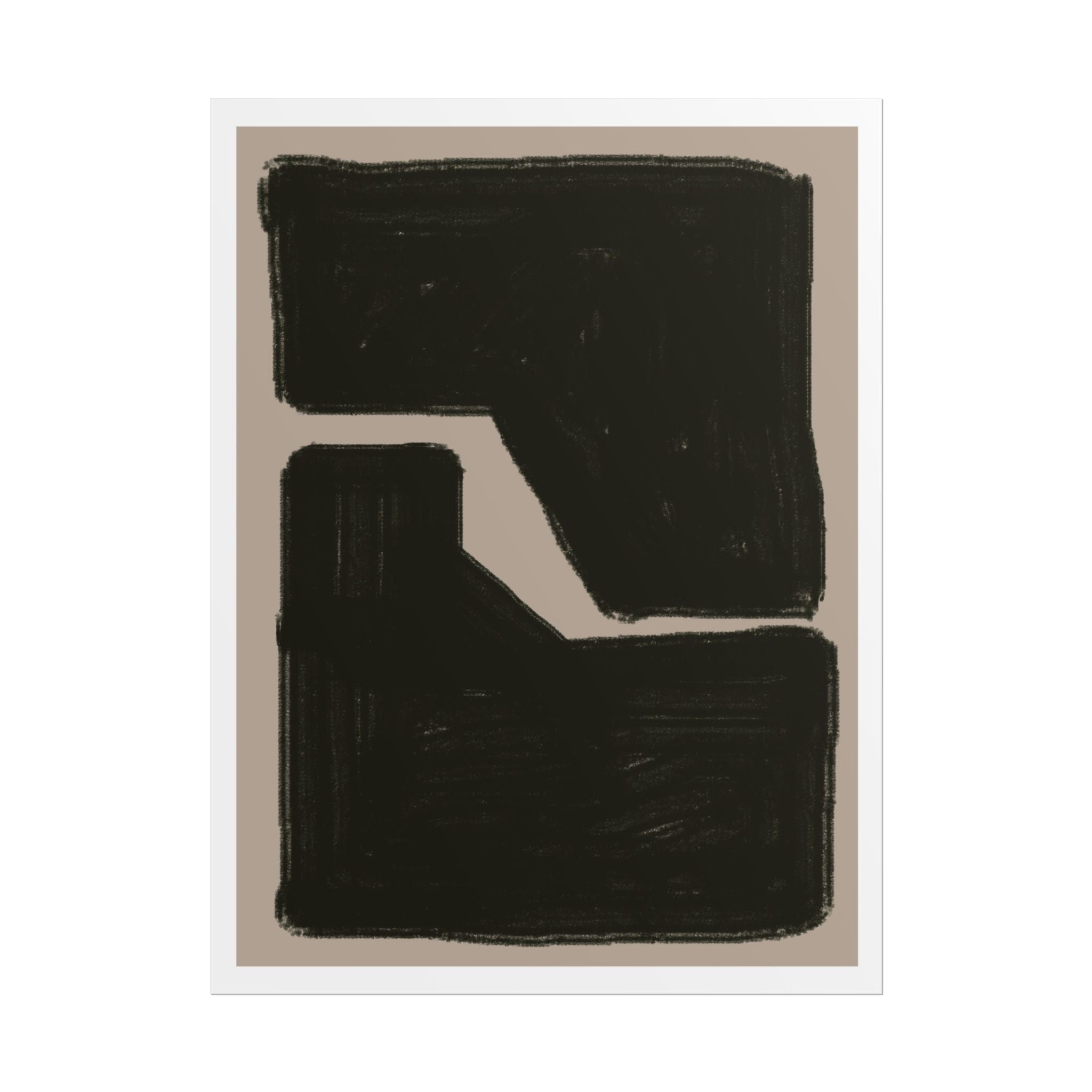 Midnight Geometry Passage - Poster