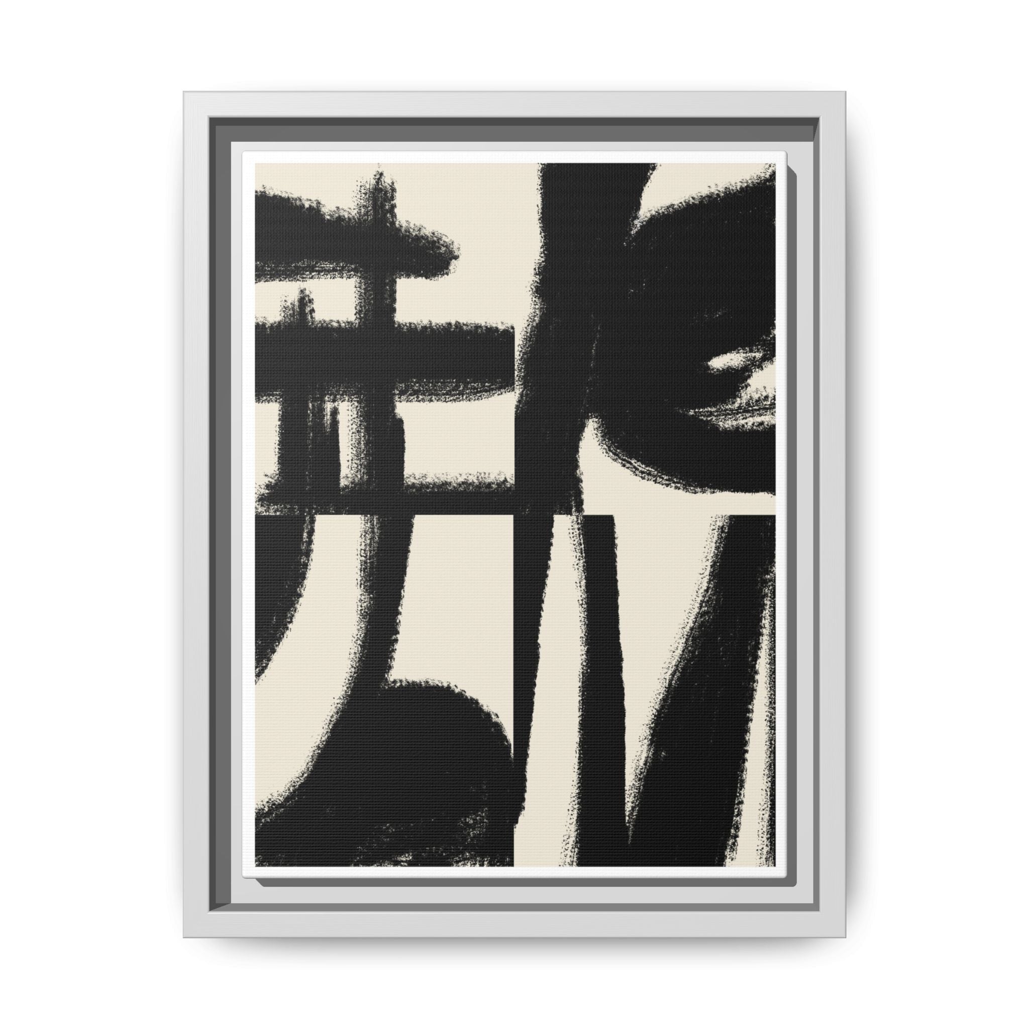 Midnight Gesture Fragments - Framed
