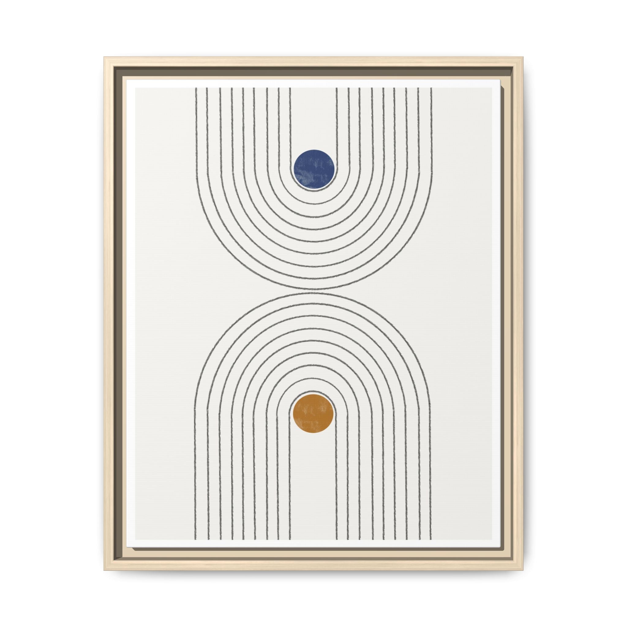 Dual Orbit Rhythm - Framed