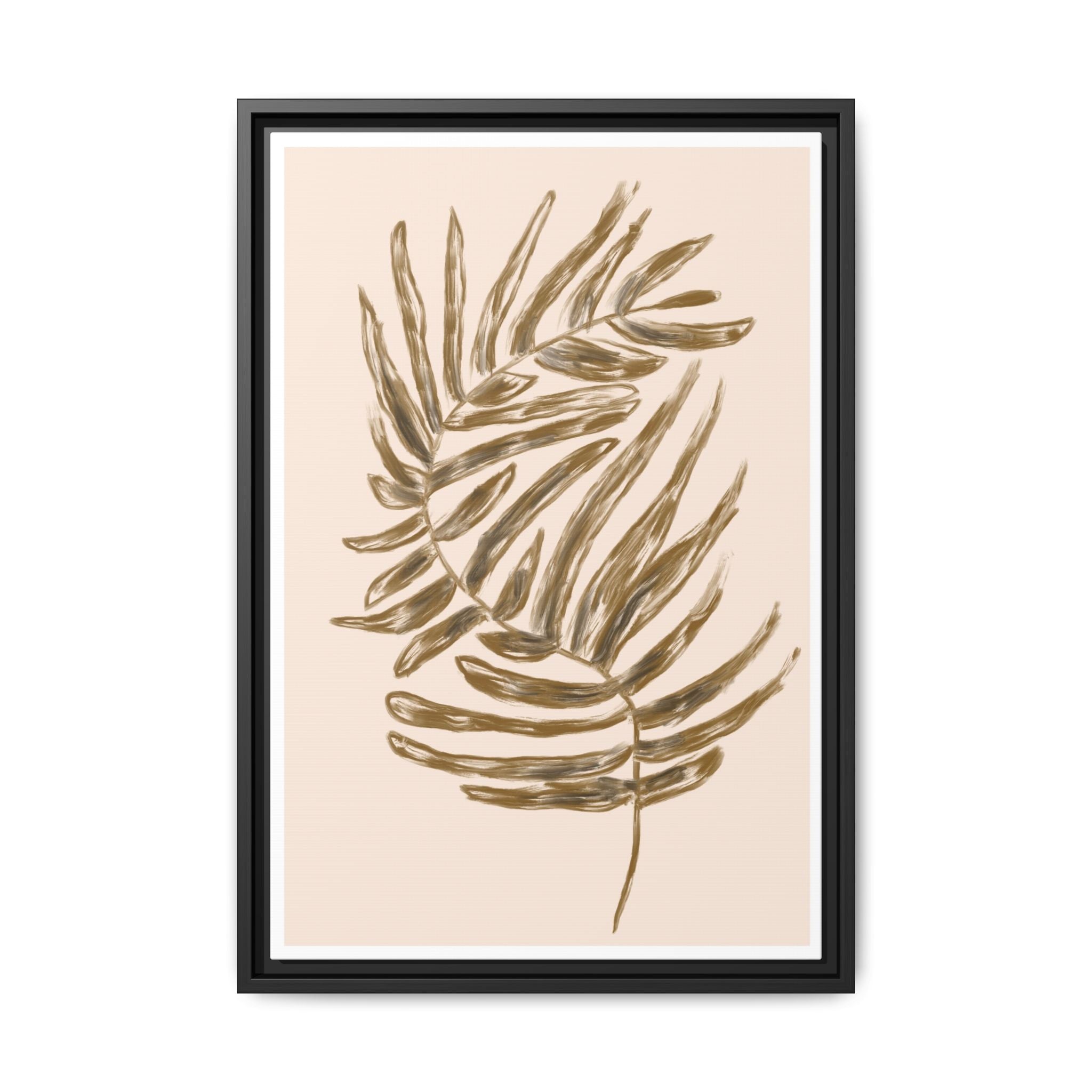 Golden Frond Reverie - Framed