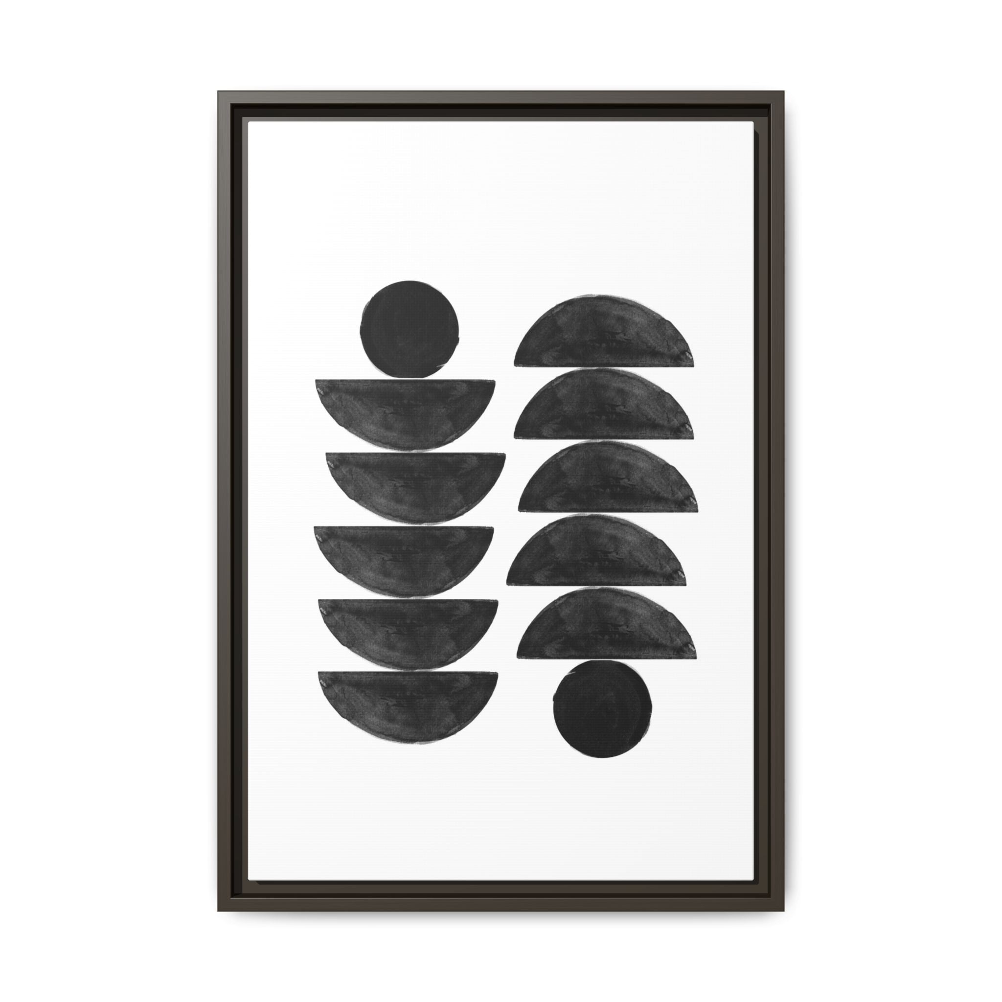 Obsidian Balance Echoes - Framed