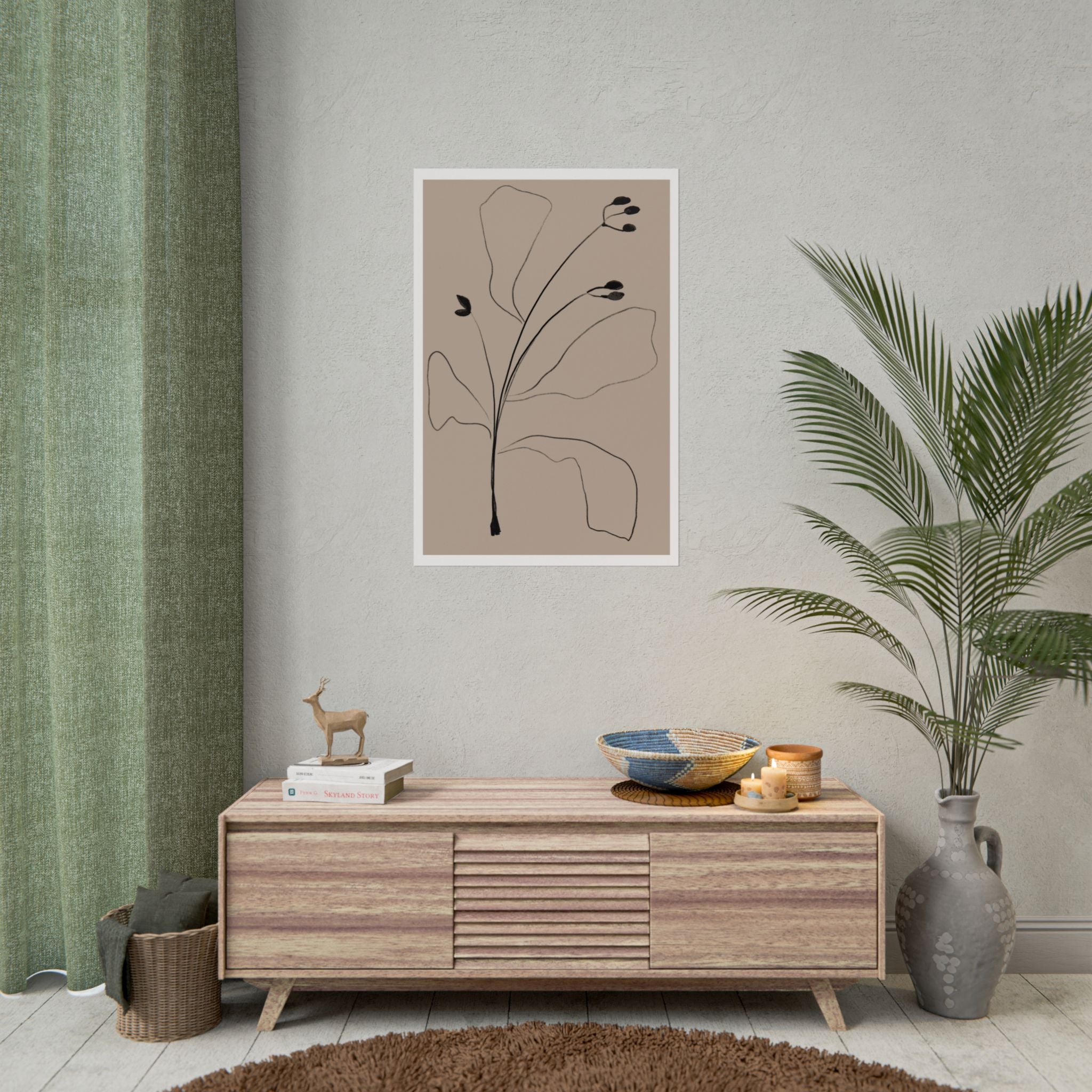Quiet Botanical Gesture - Poster
