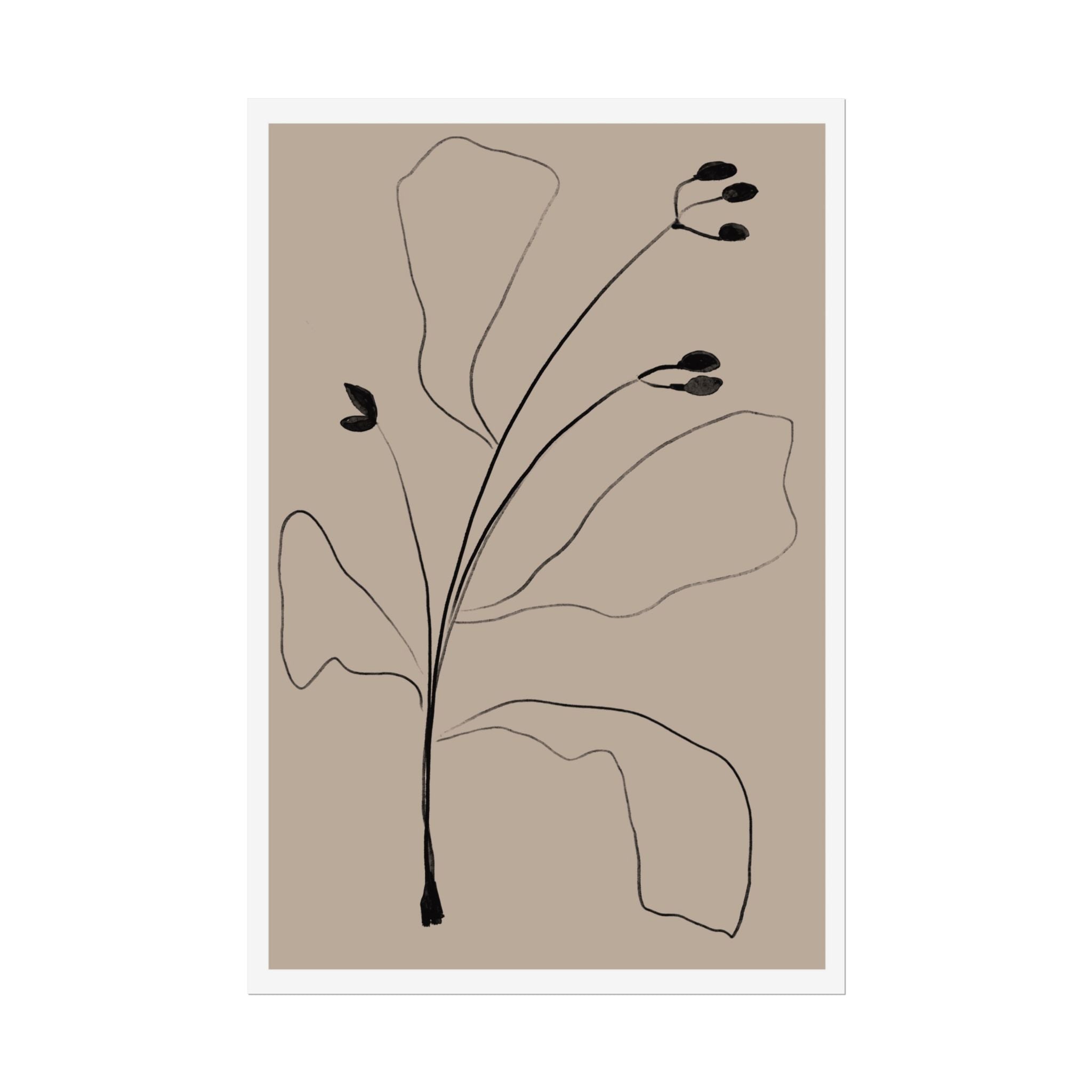 Quiet Botanical Gesture - Poster