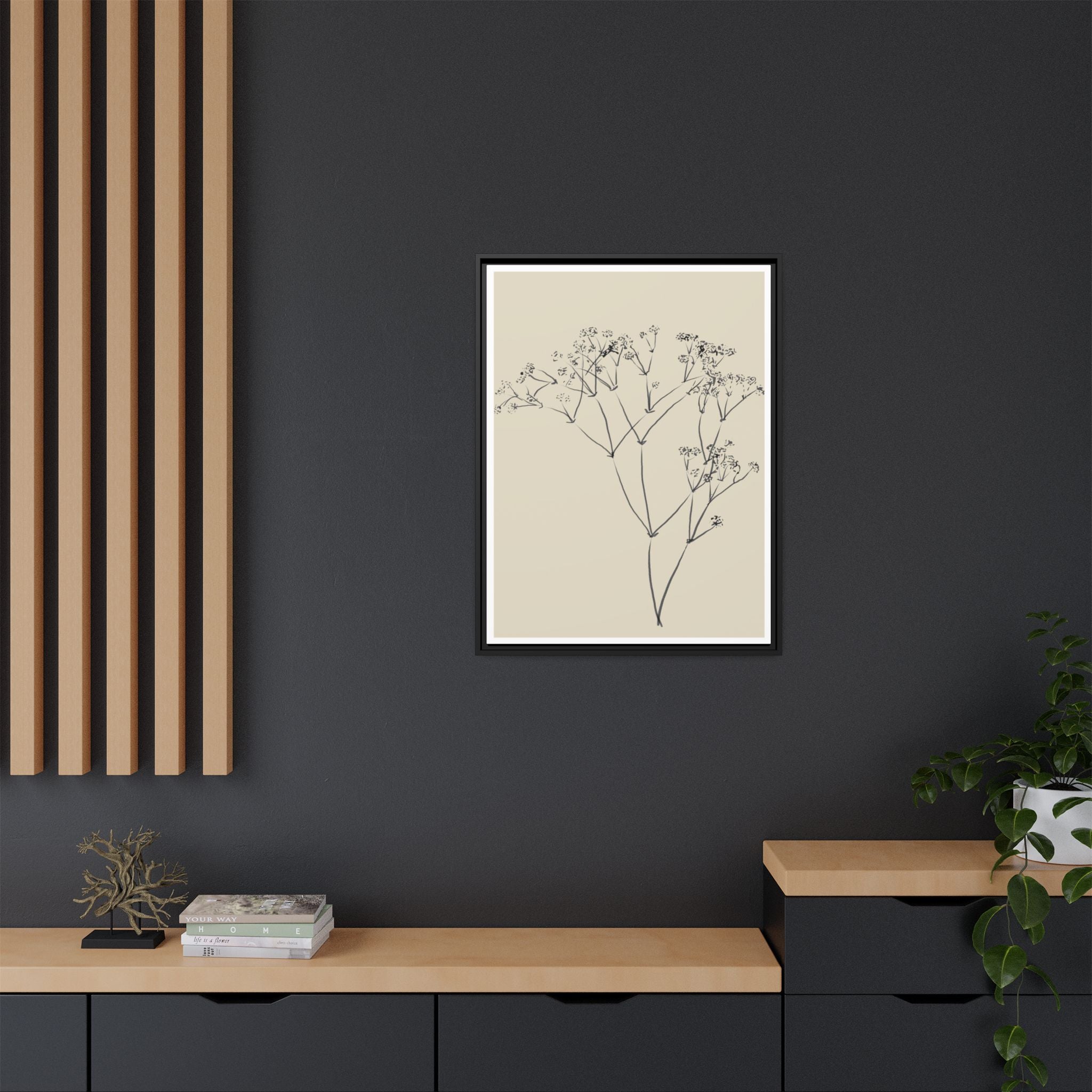 Soft Meadow Stillness - Framed