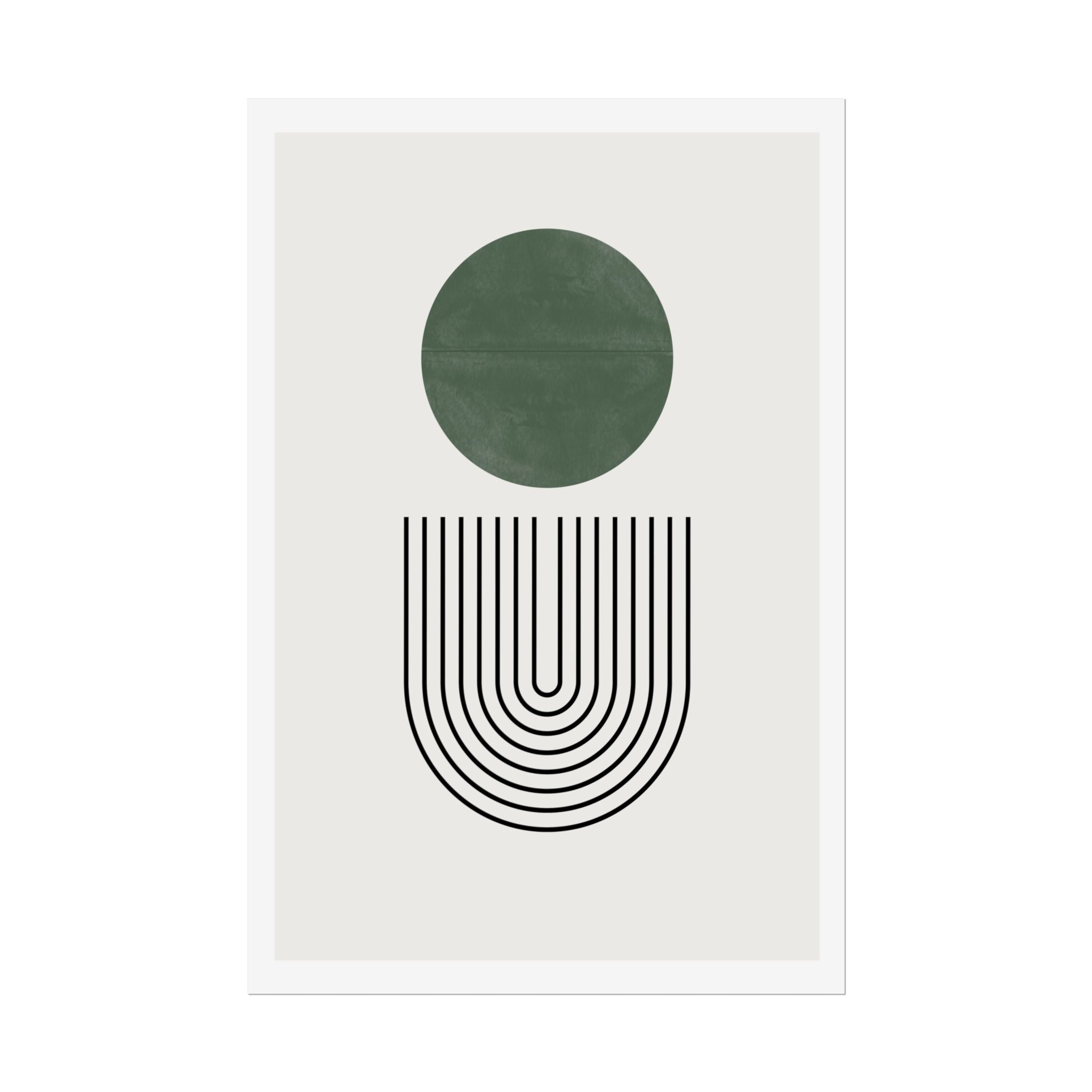Emerald Orbit Pathways - Poster