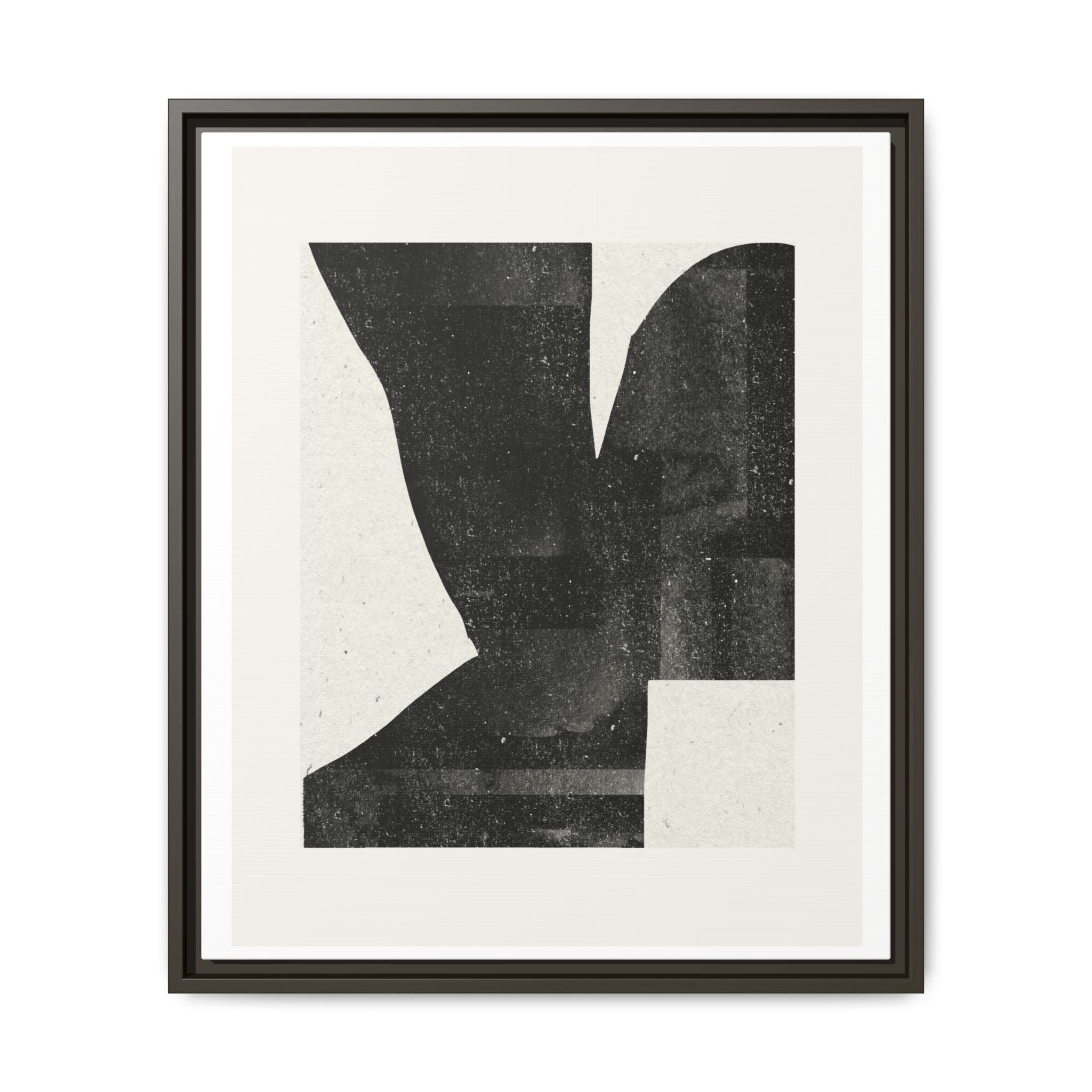 Noir Balance Echoes - Framed