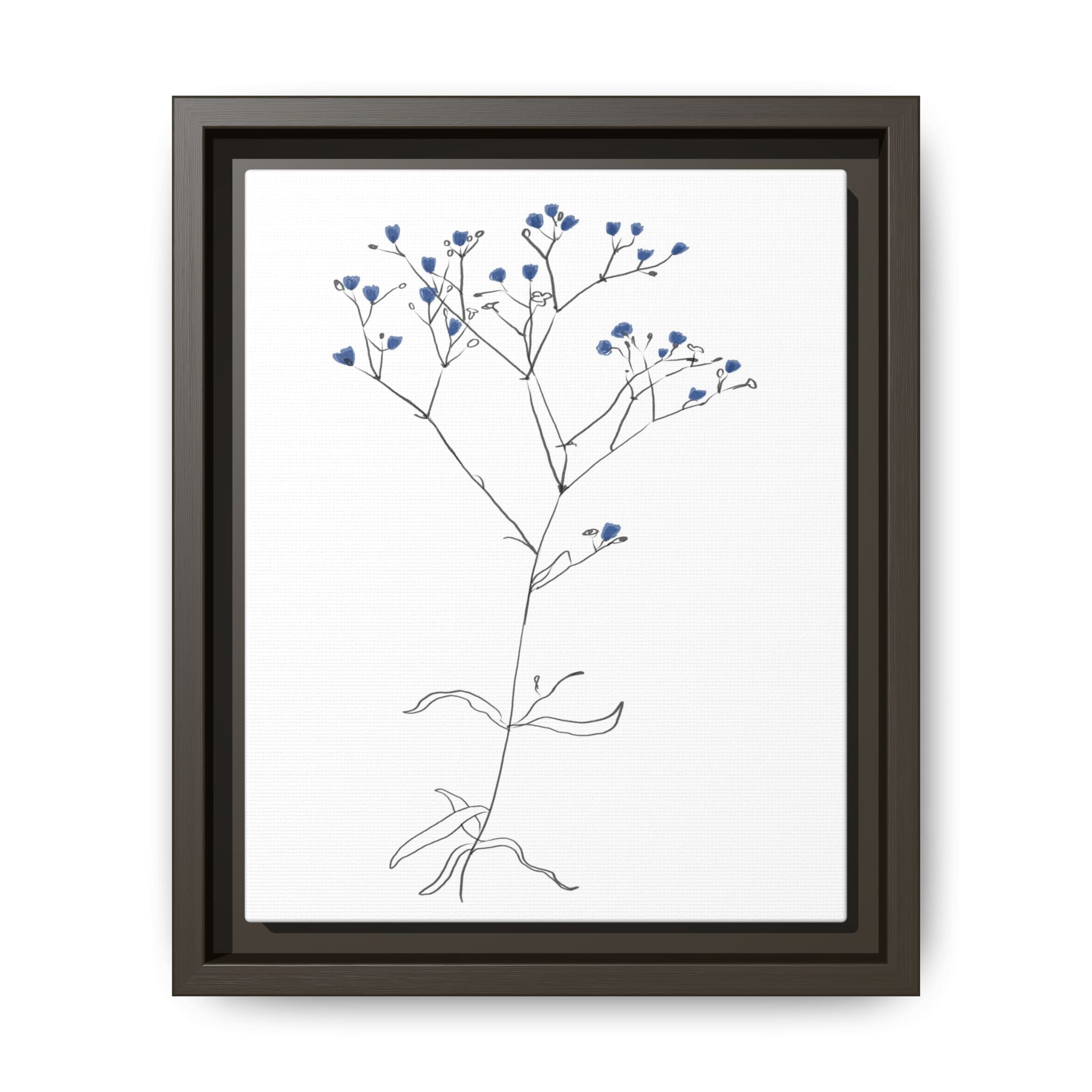 Blue Meadow Whisper - Framed