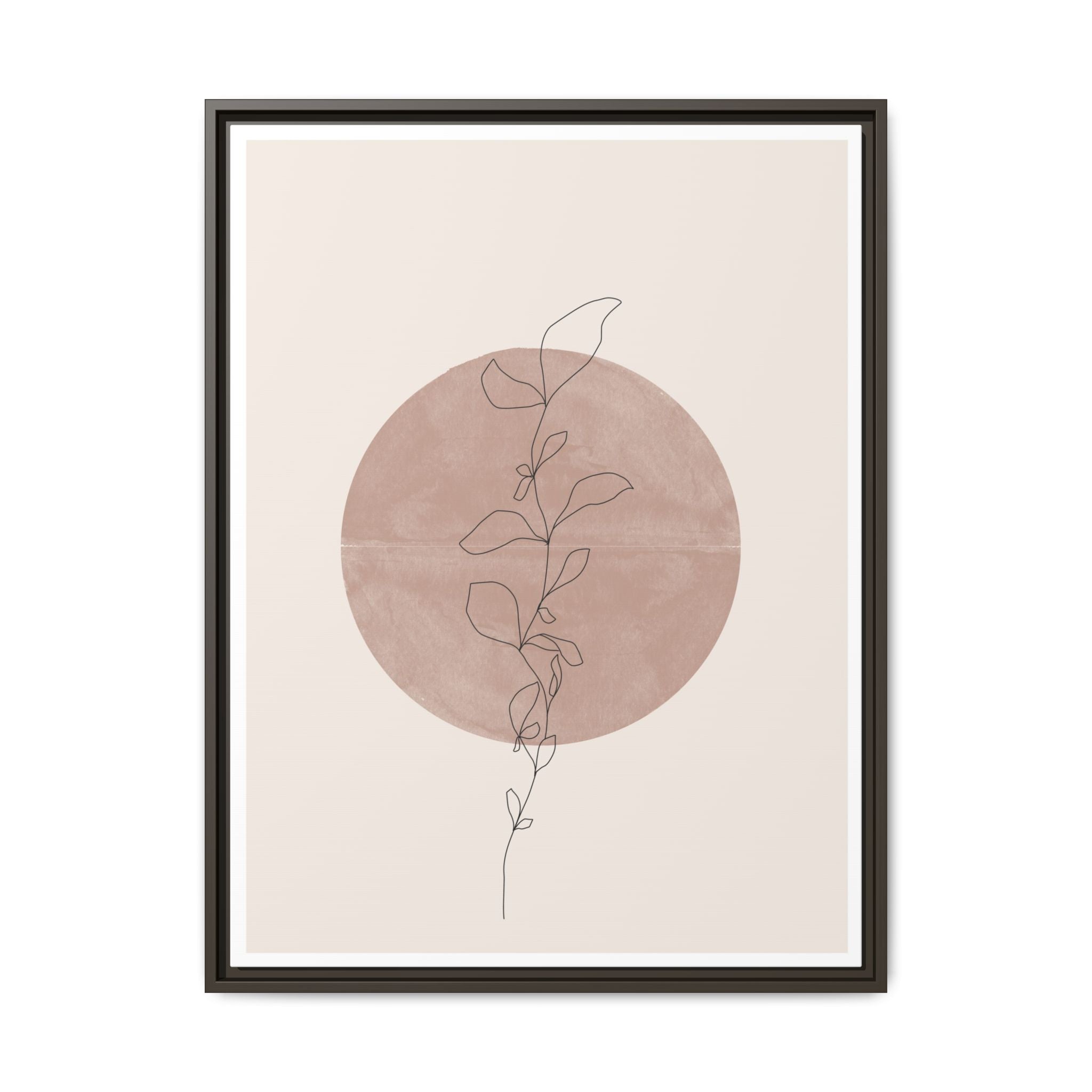 Blush Moonvine Quietude - Framed